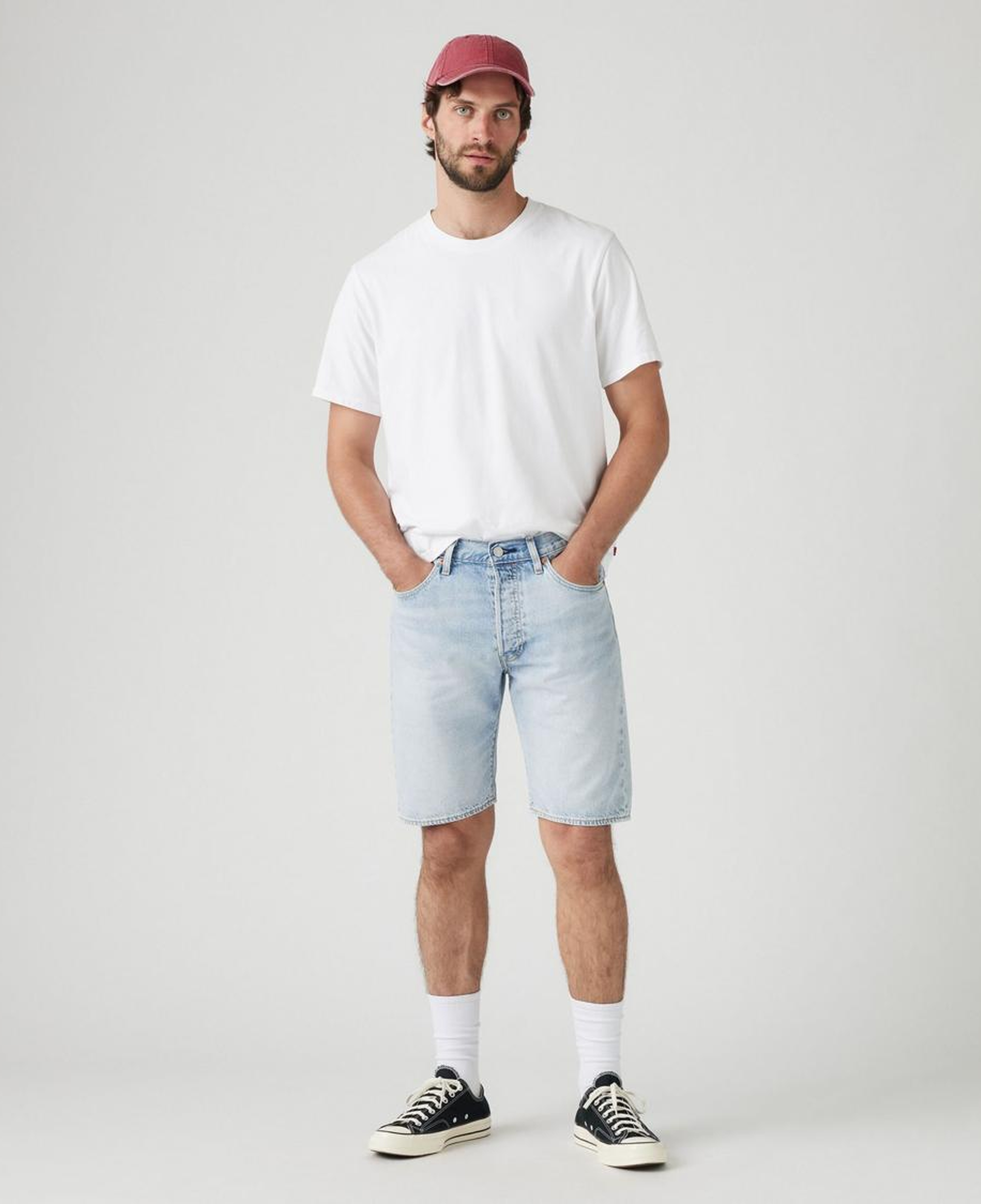 501® Original Lightweight Erkek Jean Şort - Light Thread