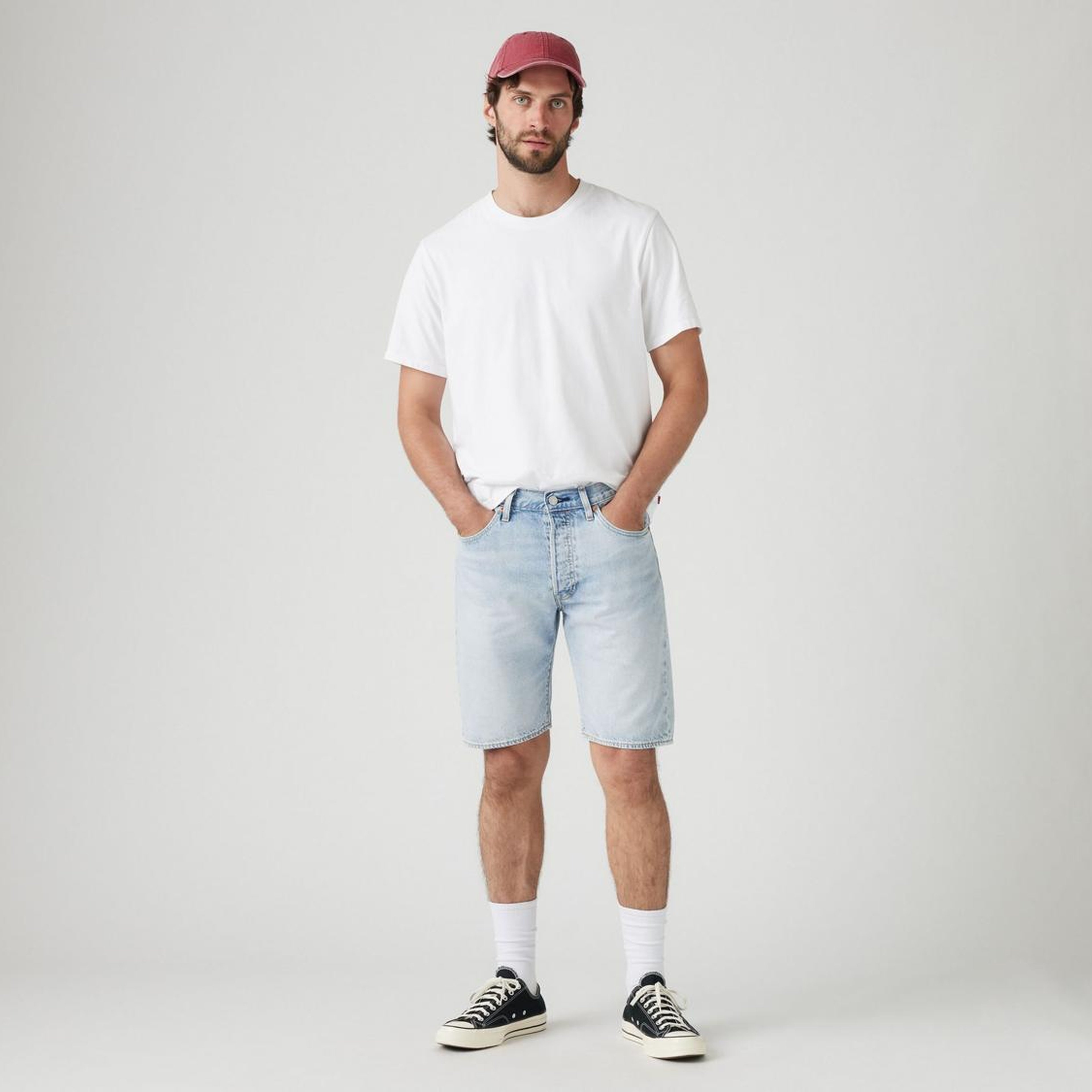 501® Original Lightweight Erkek Jean Şort - Light Thread