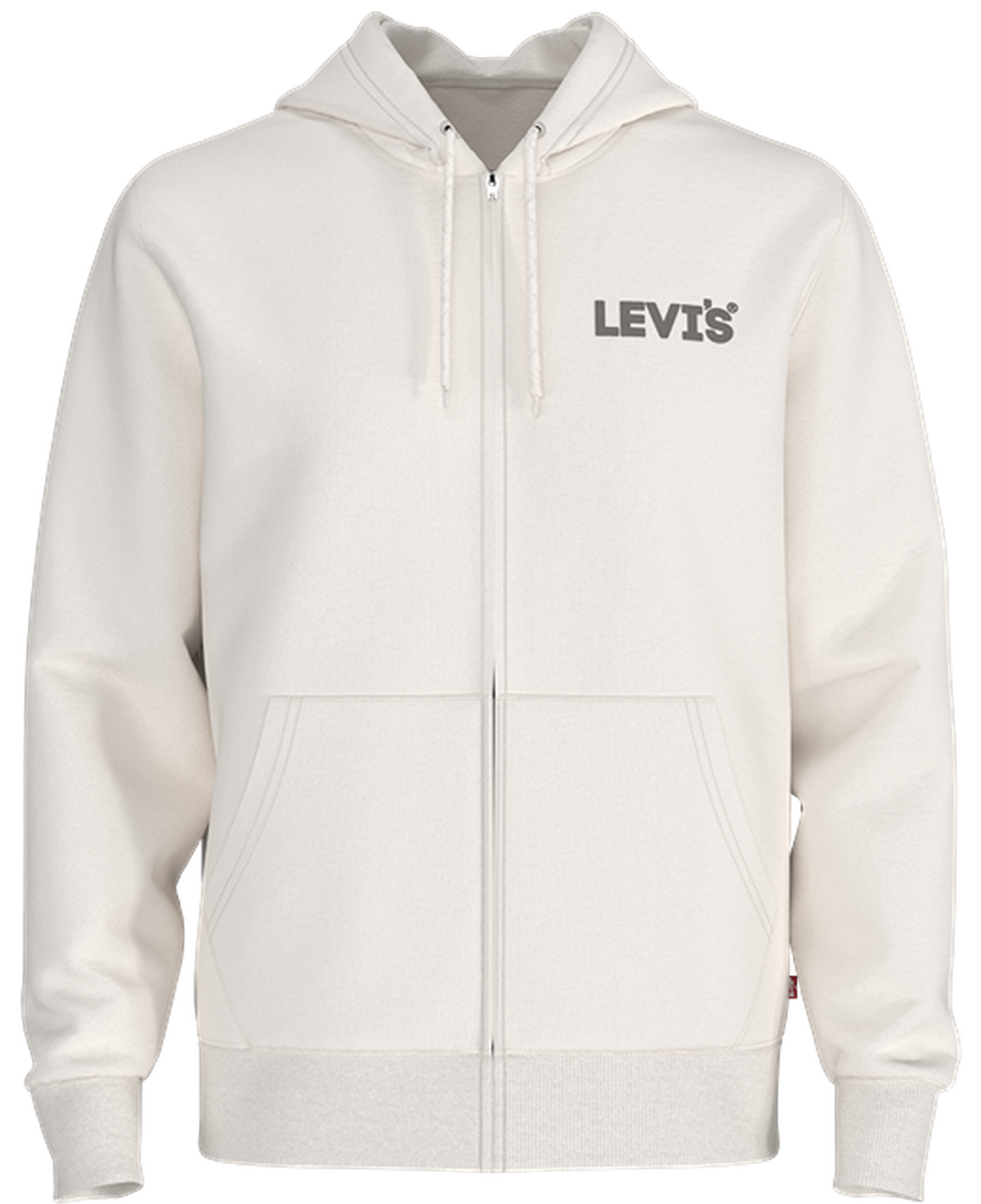 Relaxed Graphic Zip Up Sweatshirt