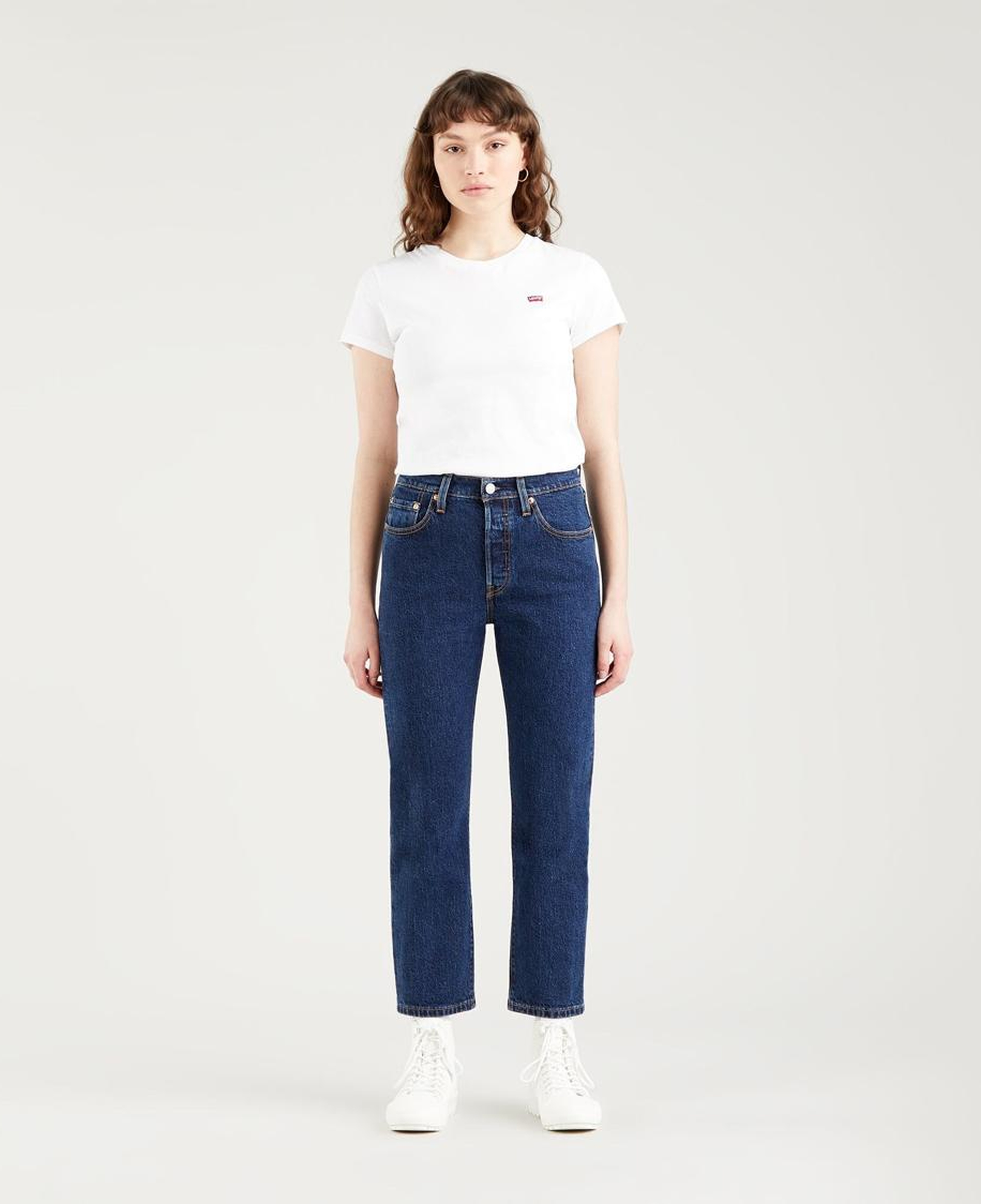 501® Crop Kadın Jean Pantolon - Salsa Stonewash