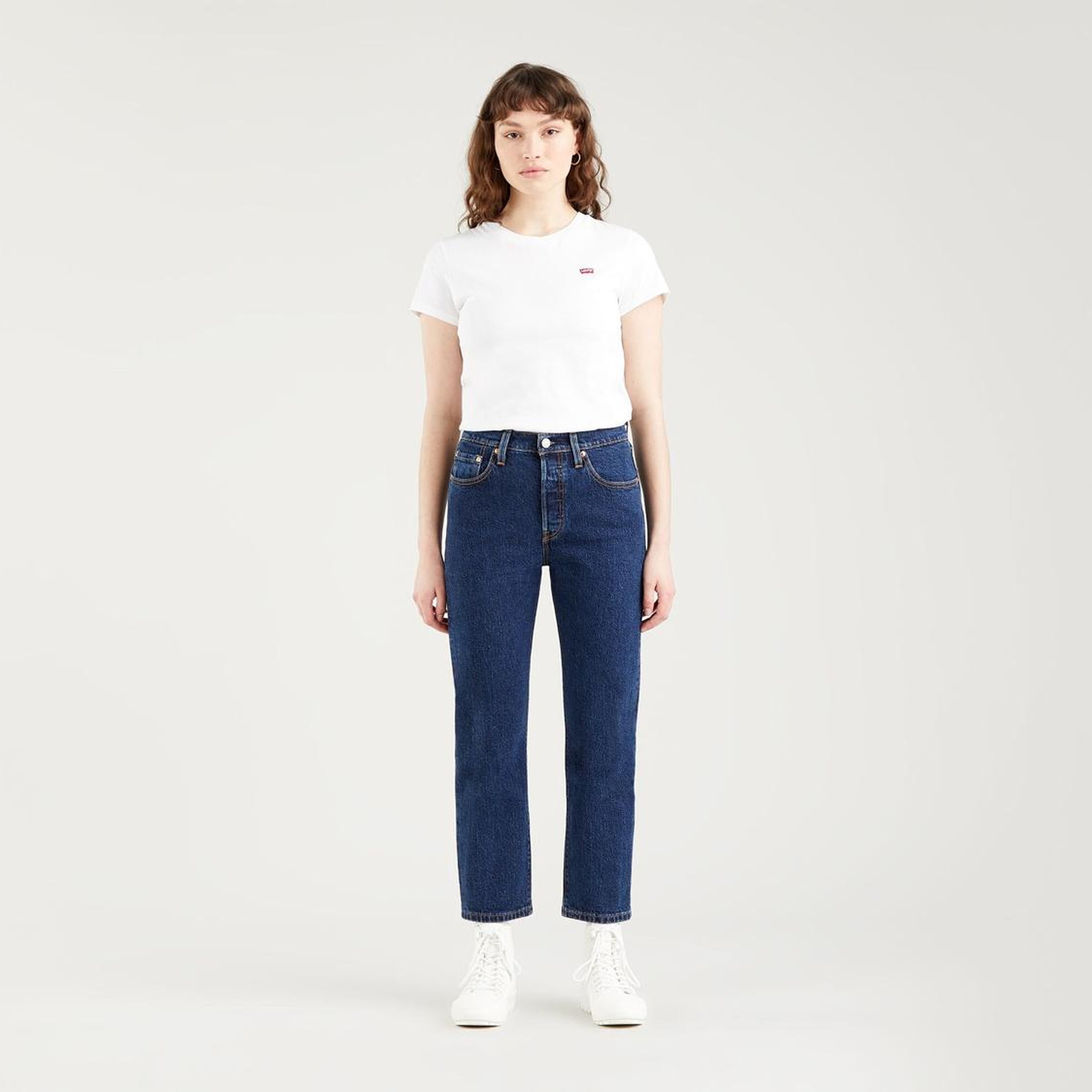 501® Crop Kadın Jean Pantolon - Salsa Stonewash