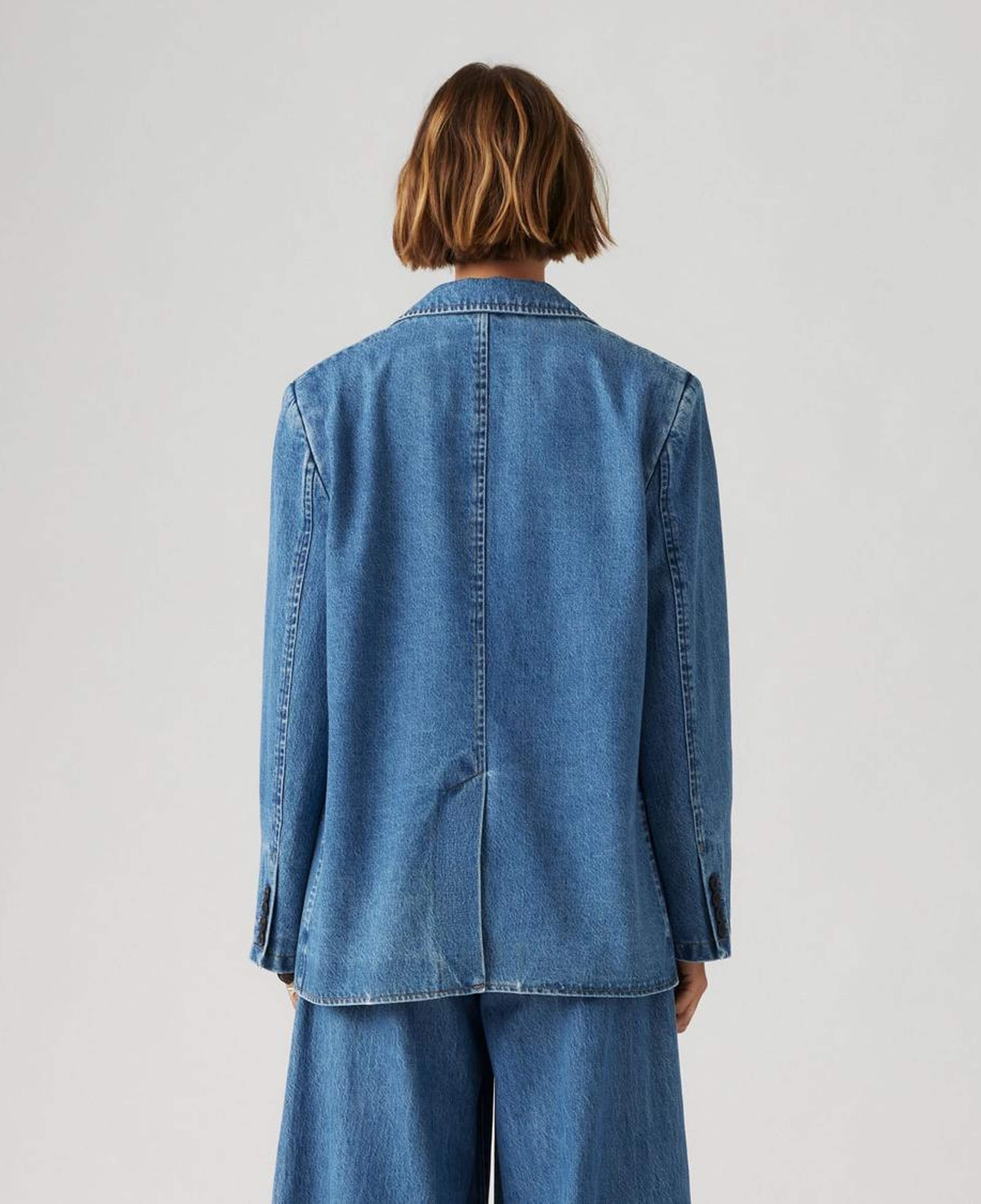 Stella Relaxed Denim Blazer Ceket