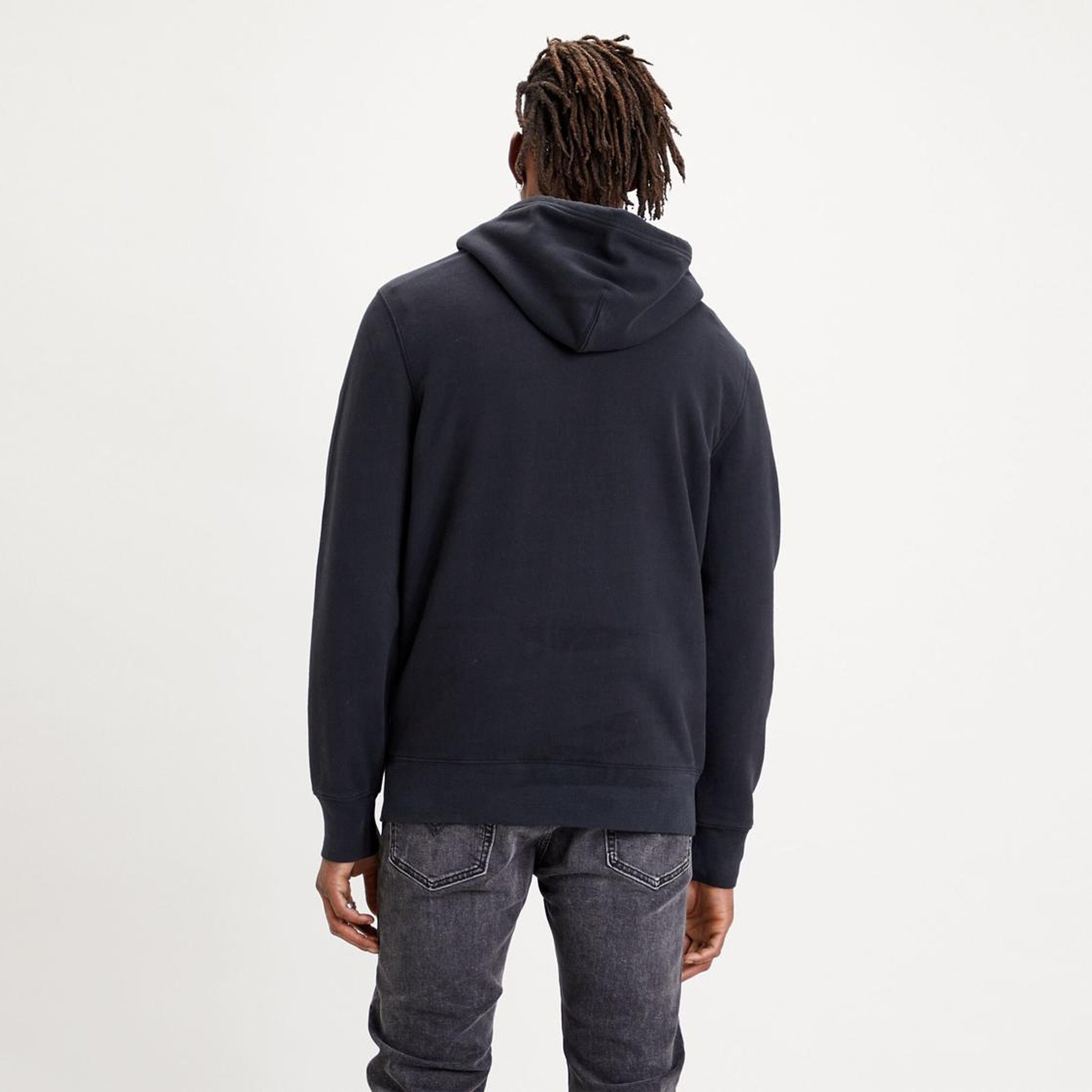 New Original Hoodie  Siyah Erkek Kapüşonlu Sweatshirt