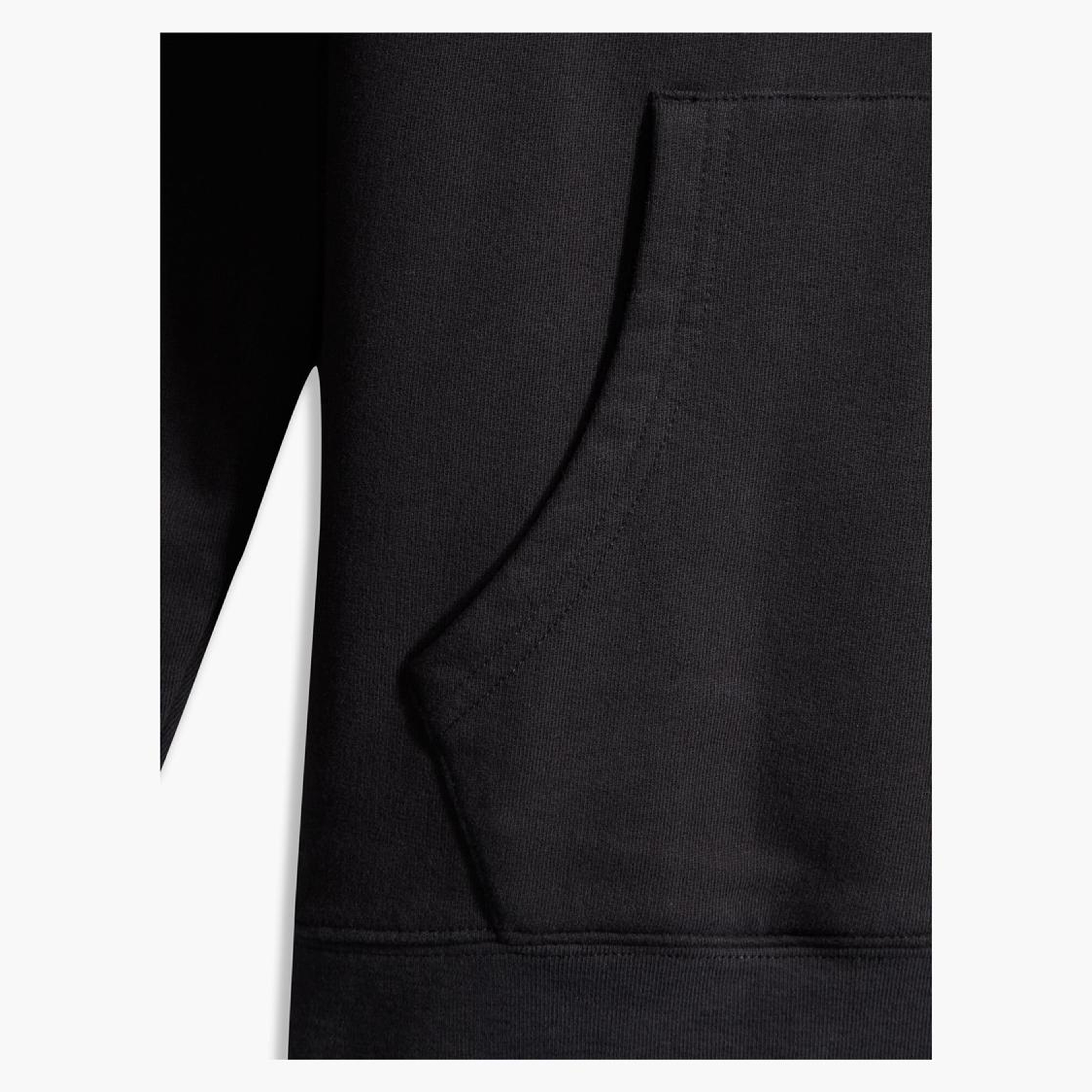 New Original Hoodie  Siyah Erkek Kapüşonlu Sweatshirt