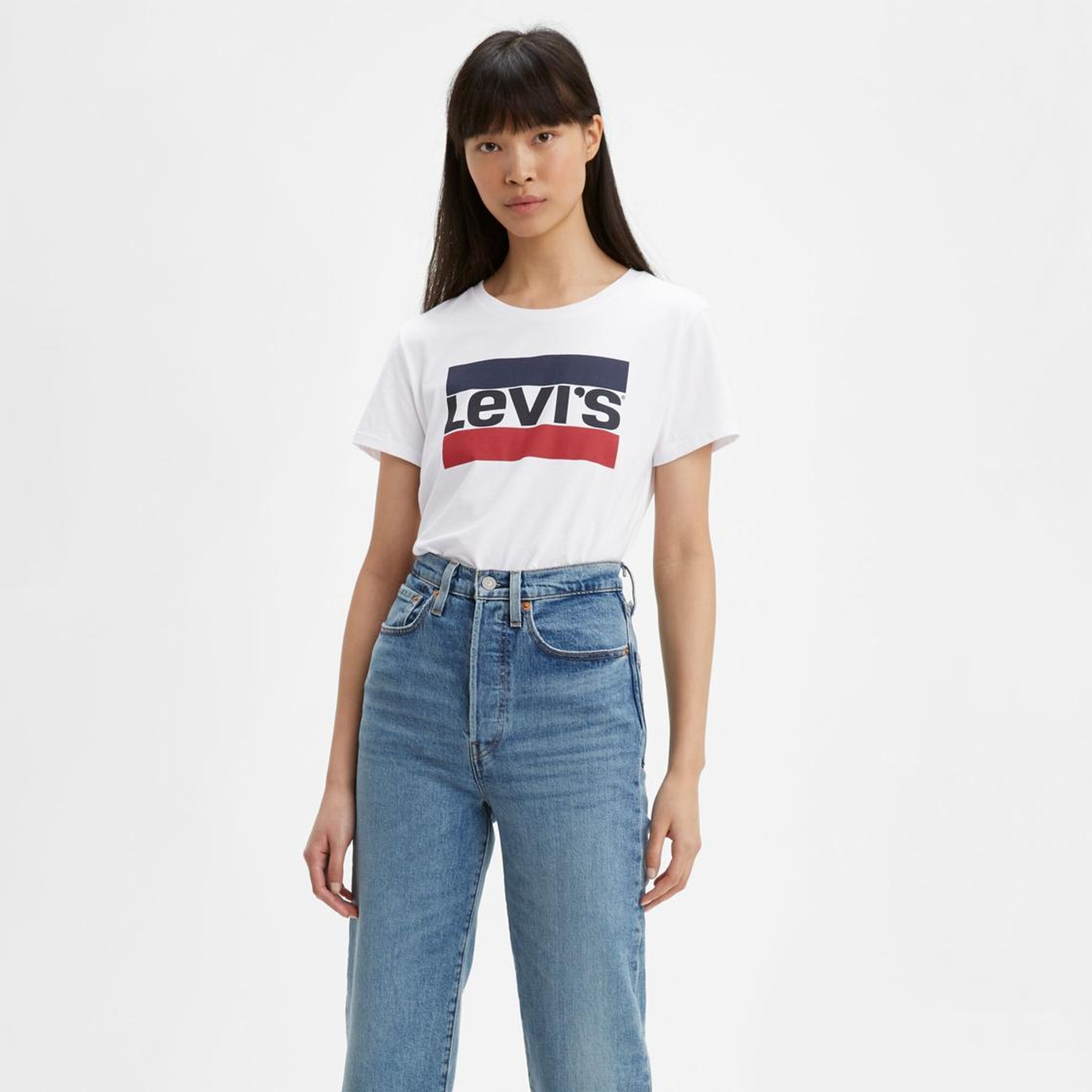 The Perfect Tee Tr Sportswear Beyaz Kadın Tişört