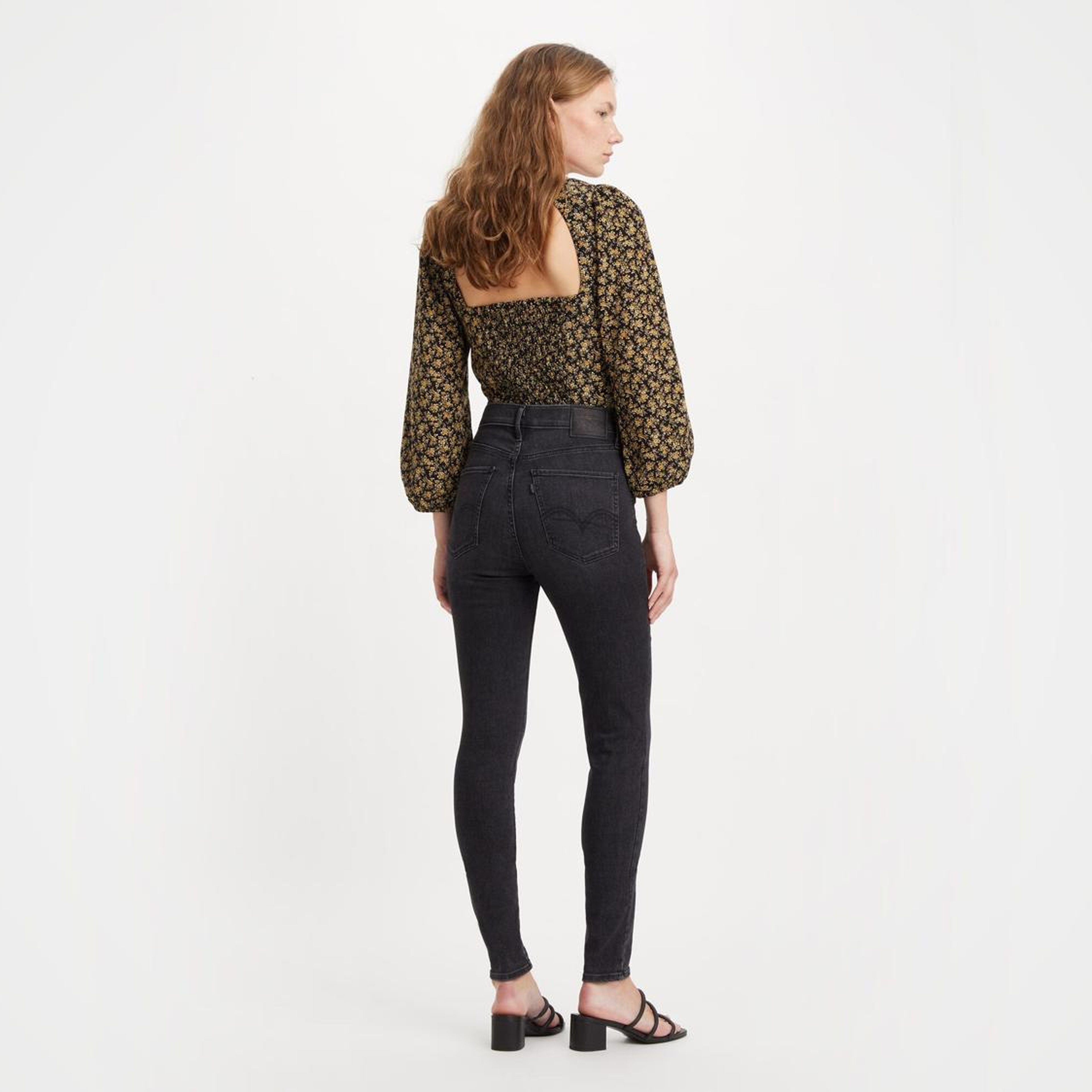 Mile High Super Skinny Kadın Jean Pantolon - Black Ground
