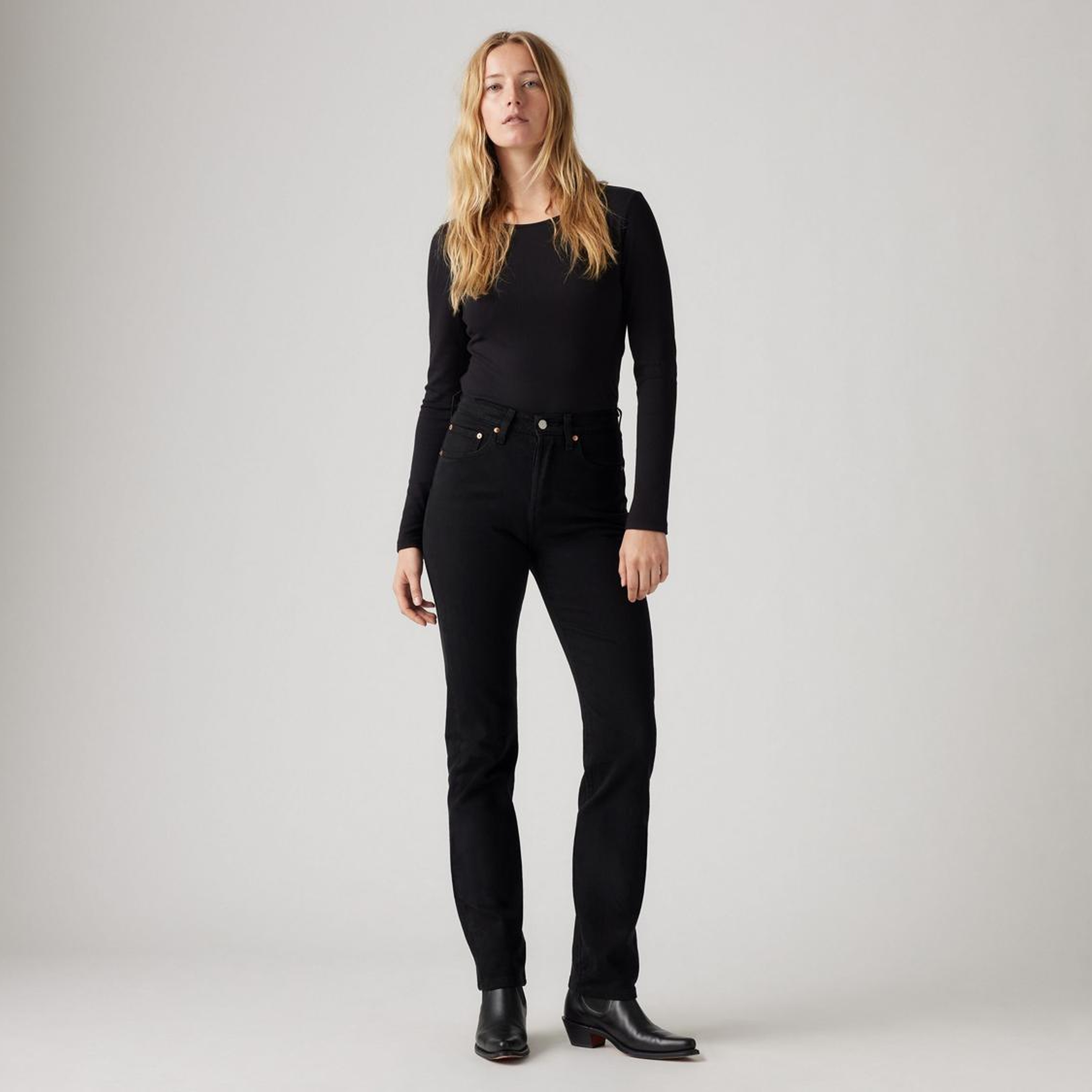 501® Original Kadın Jean Pantolon - Black Sprout T2