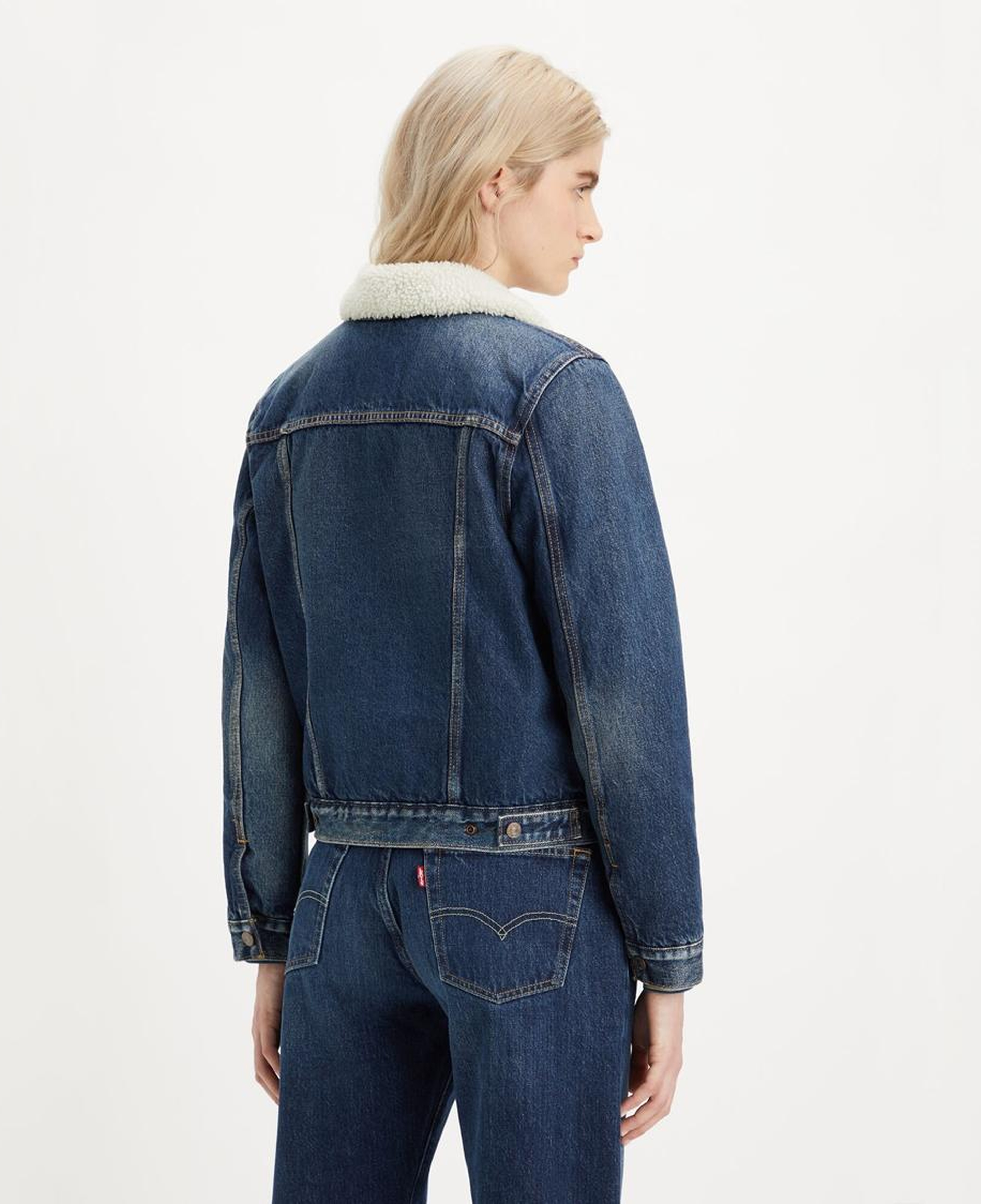 Original Sherpa Trucker Jean Ceket