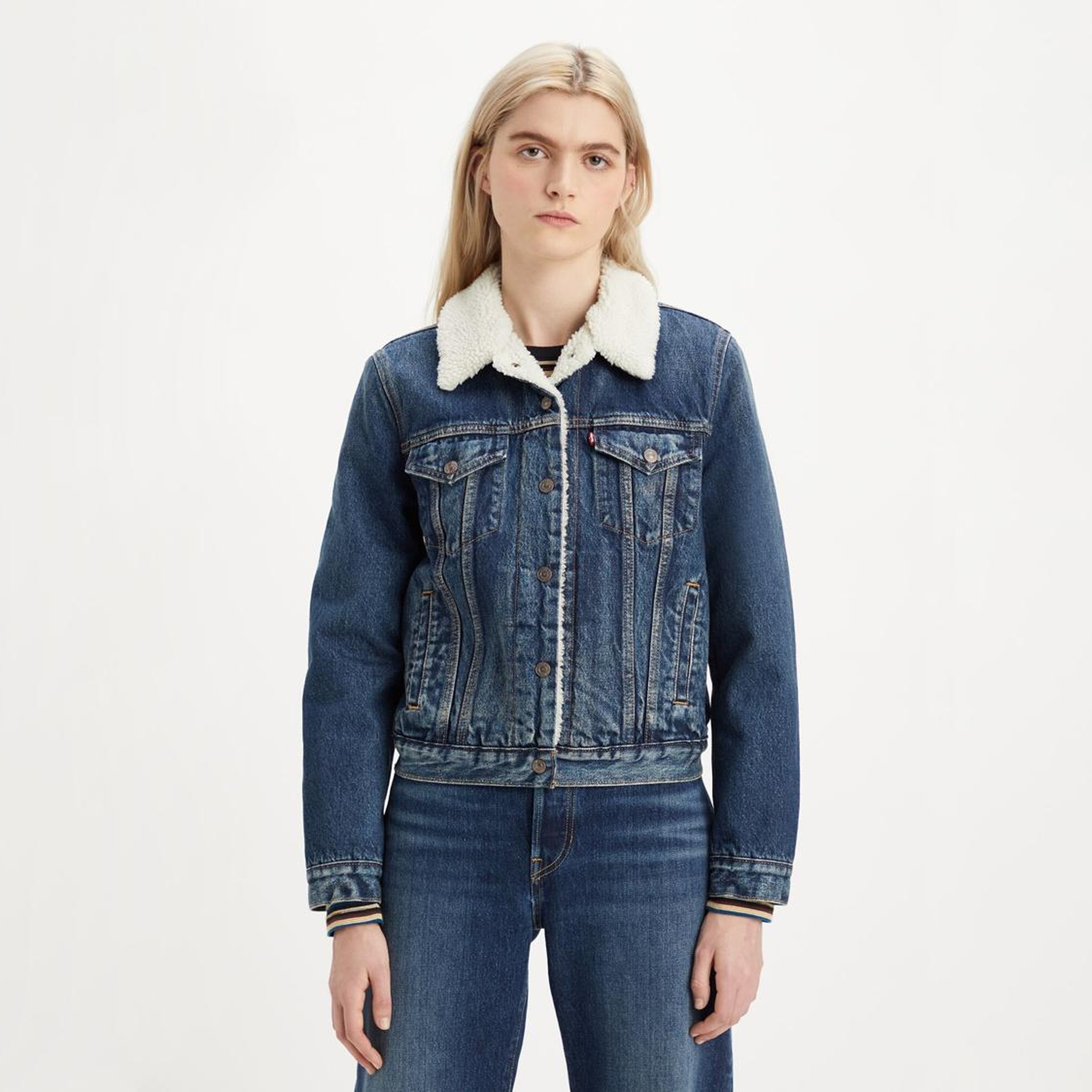 Original Sherpa Trucker Jean Ceket