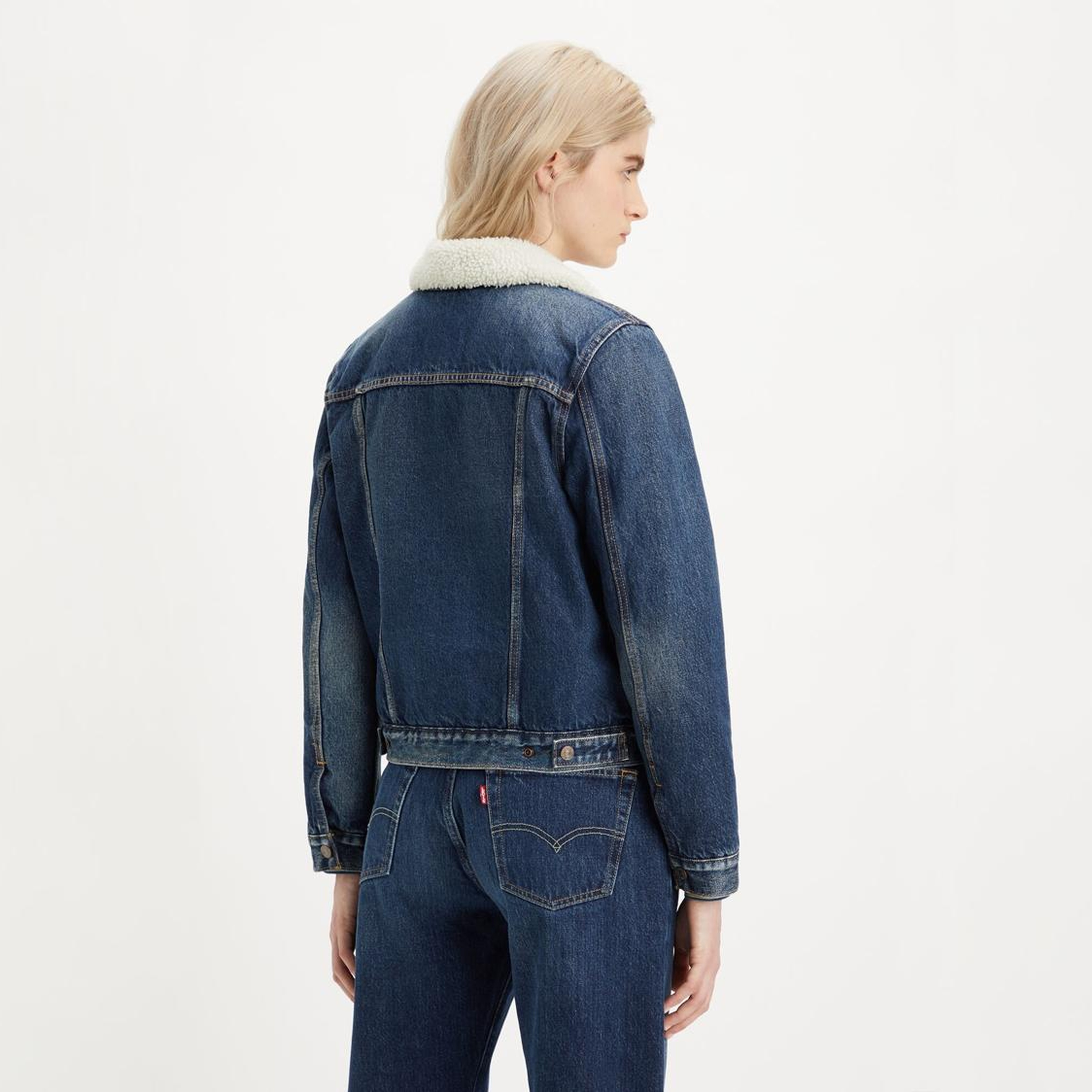 Original Sherpa Trucker Jean Ceket