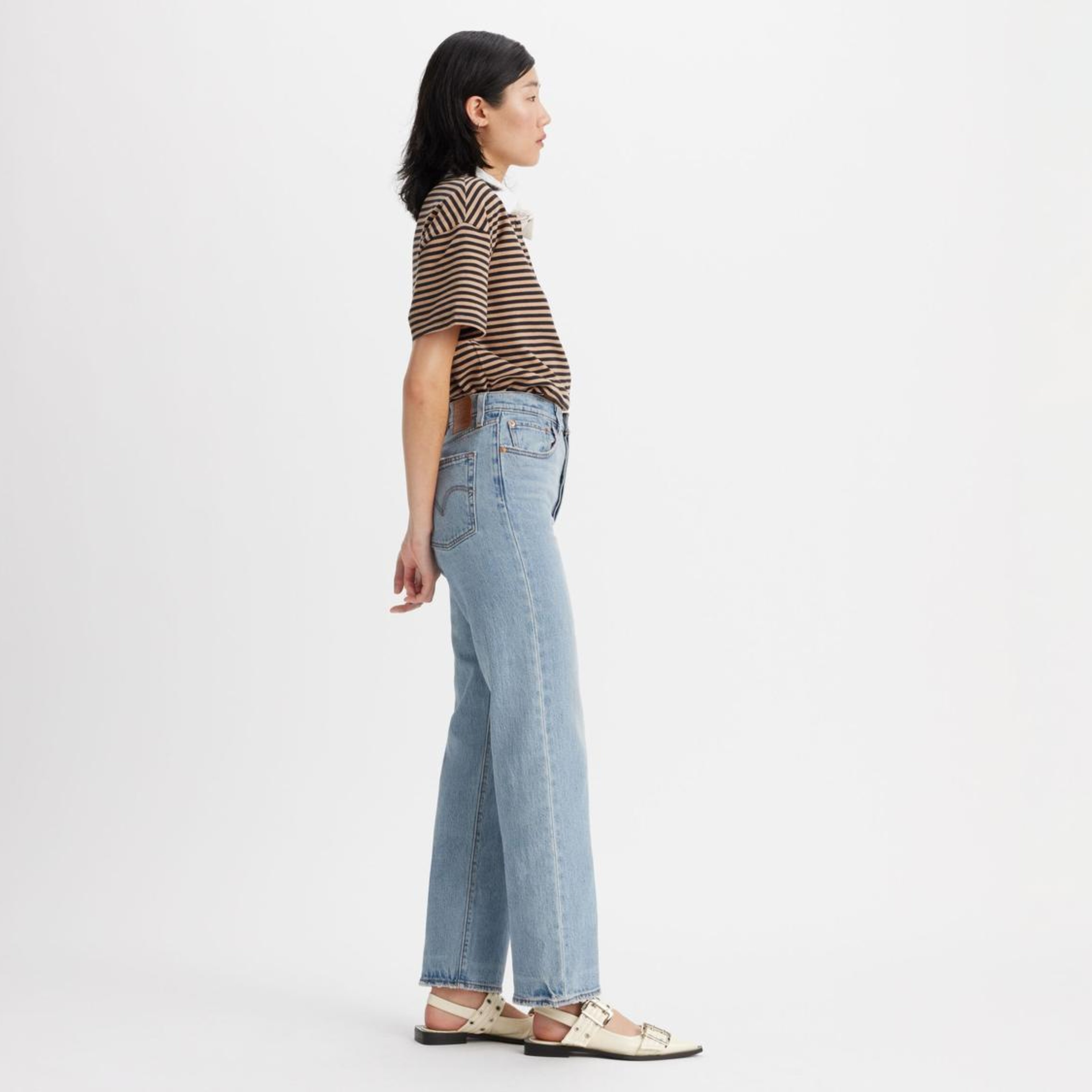 Ribcage Straight Ankle Kadın Jean Pantolon - Lets Share