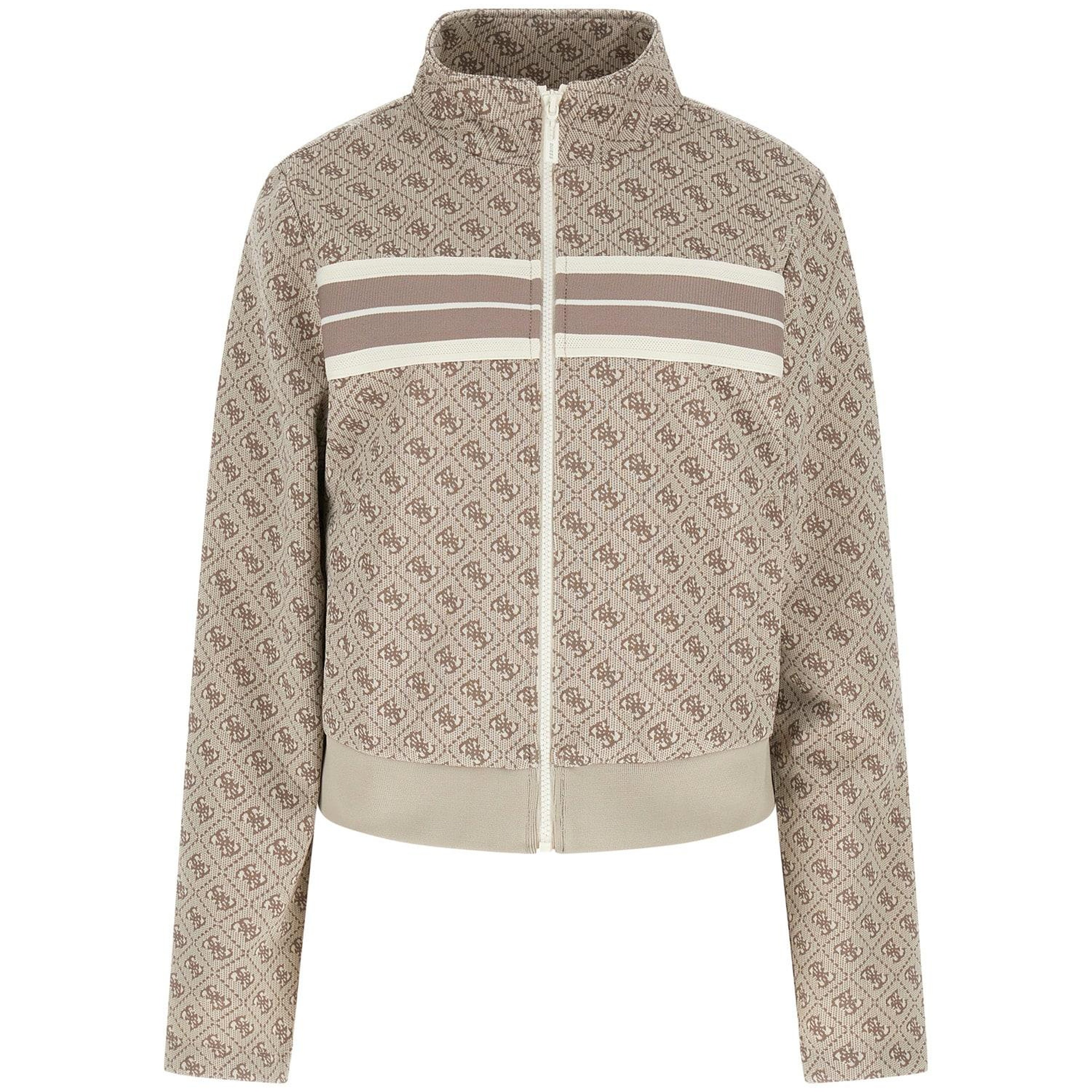 Jacquard Kadın Aktif Sweatshirt