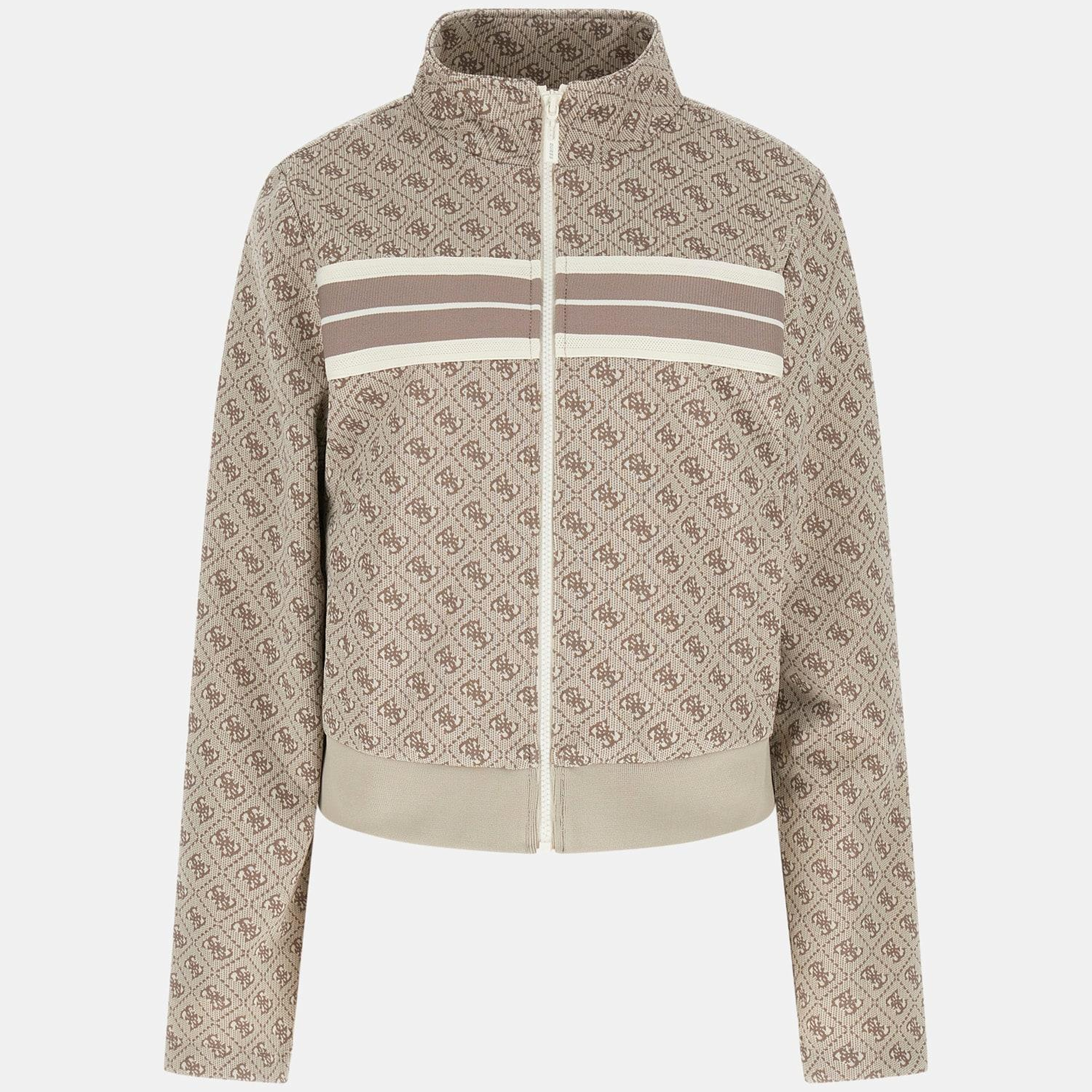 Jacquard Kadın Aktif Sweatshirt