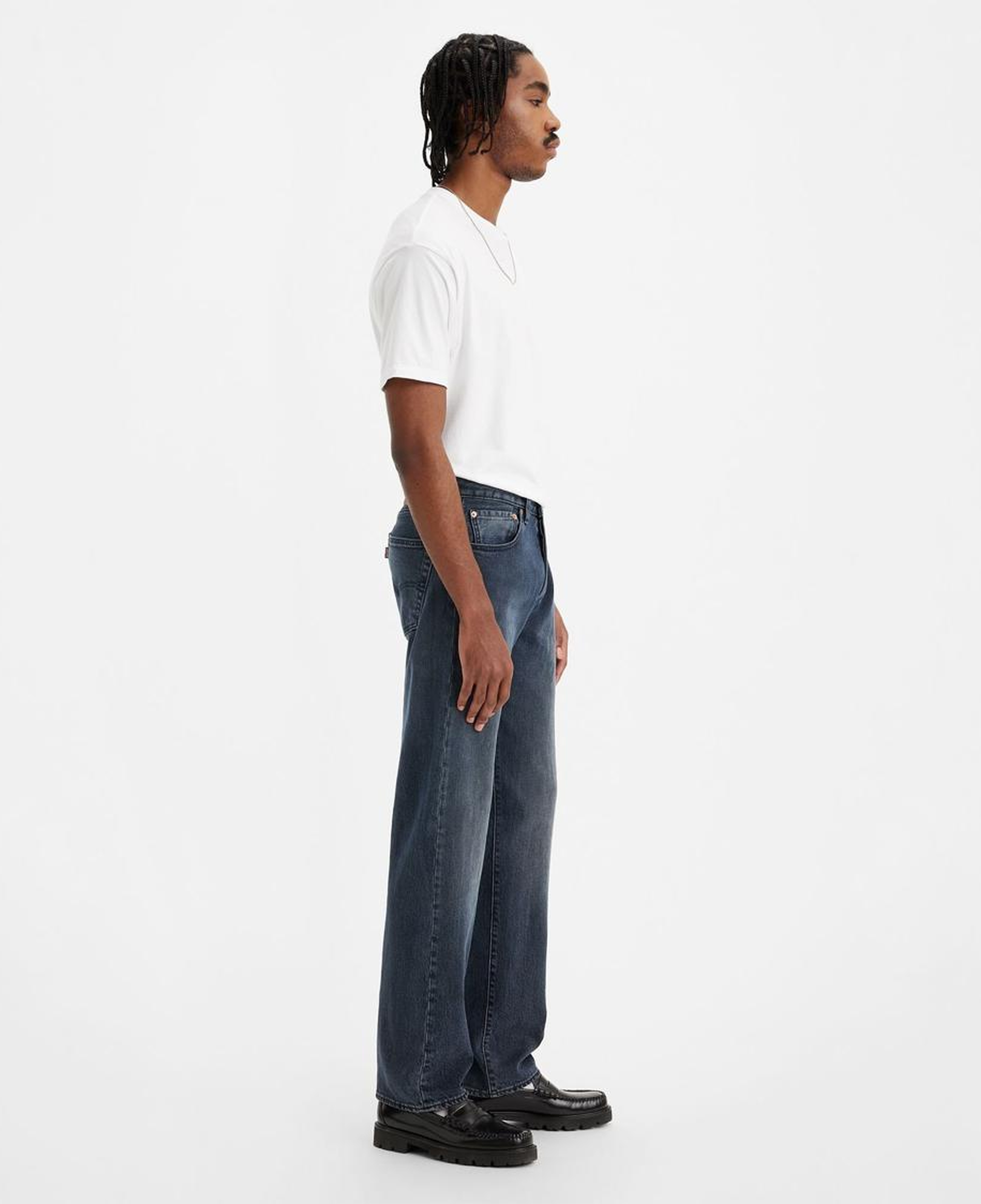 501® Levi's® Original Erkek Jean Pantolon - Blue Black Stretch