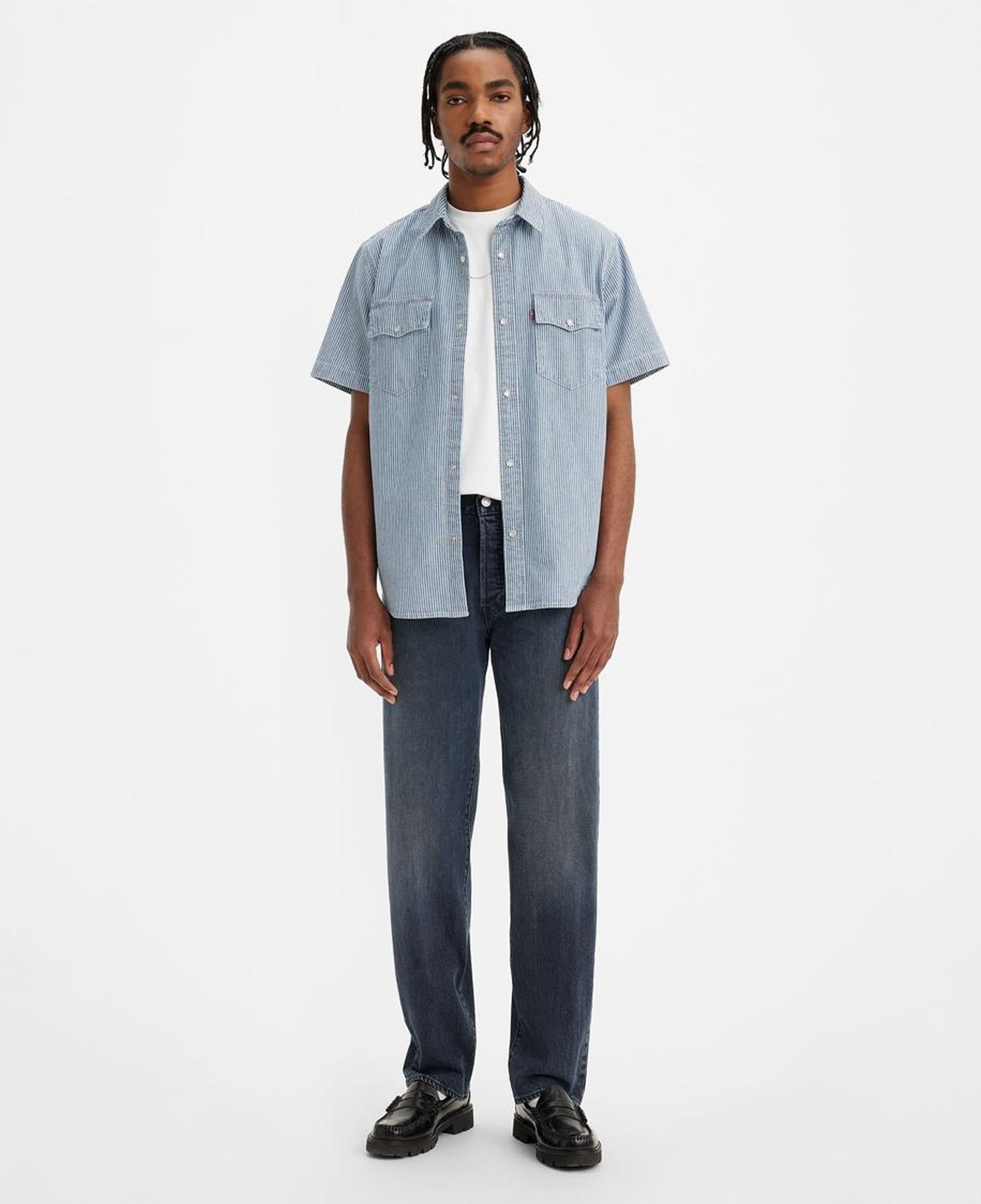 501® Levi's® Original Erkek Jean Pantolon - Blue Black Stretch