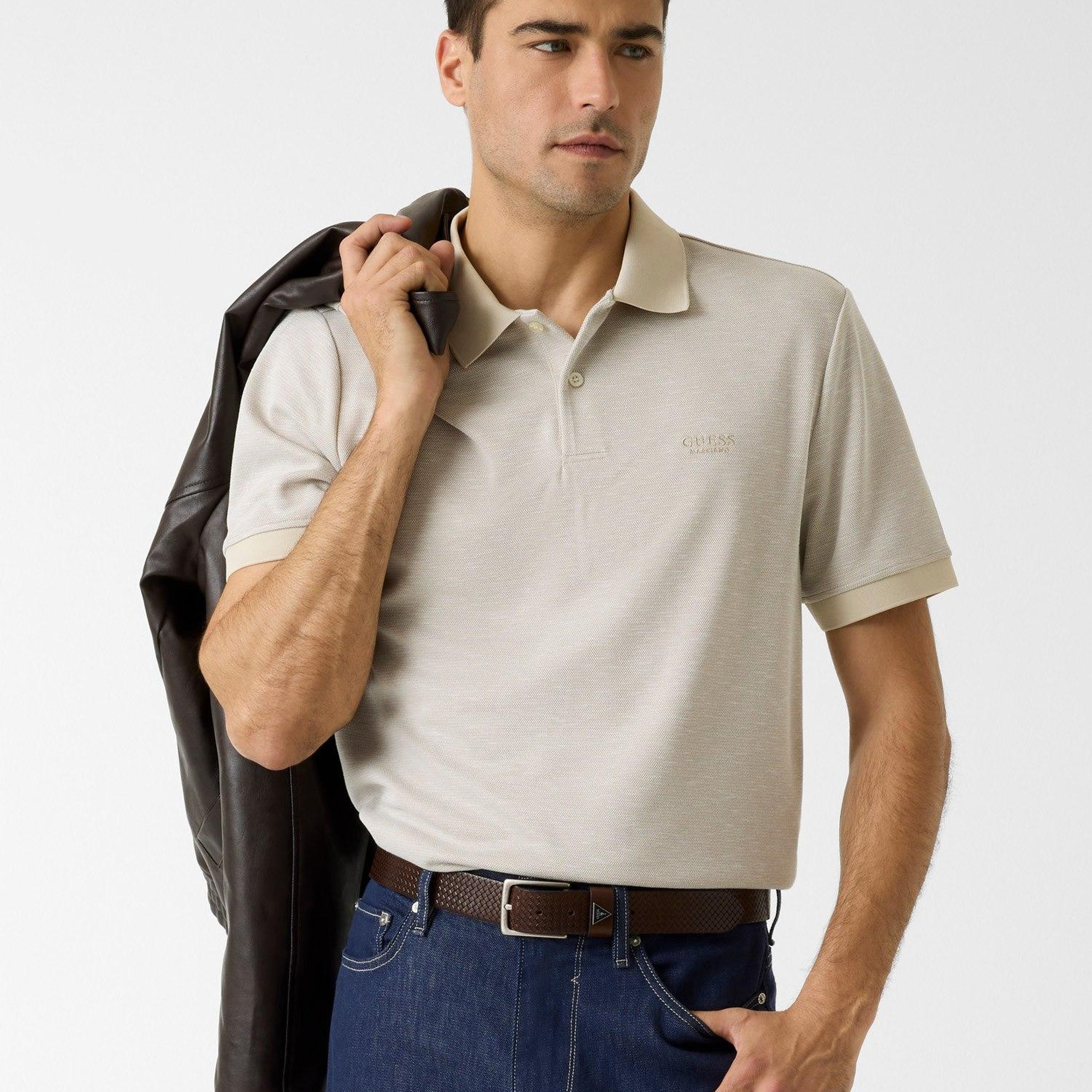 Heather Erkek Regular Fit Polo T-Shirt