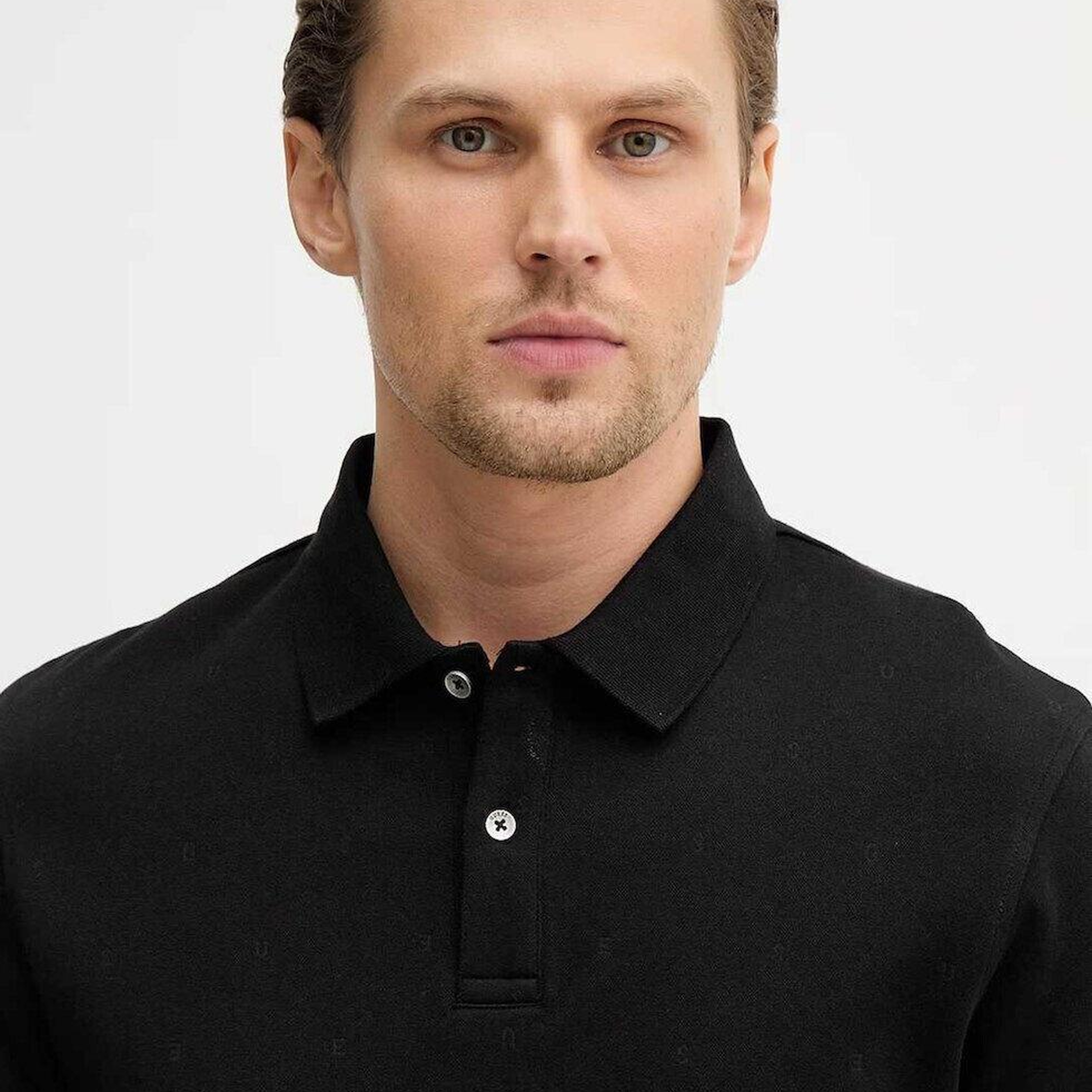 Jacquard Erkek Regular Fit Polo T-Shirt
