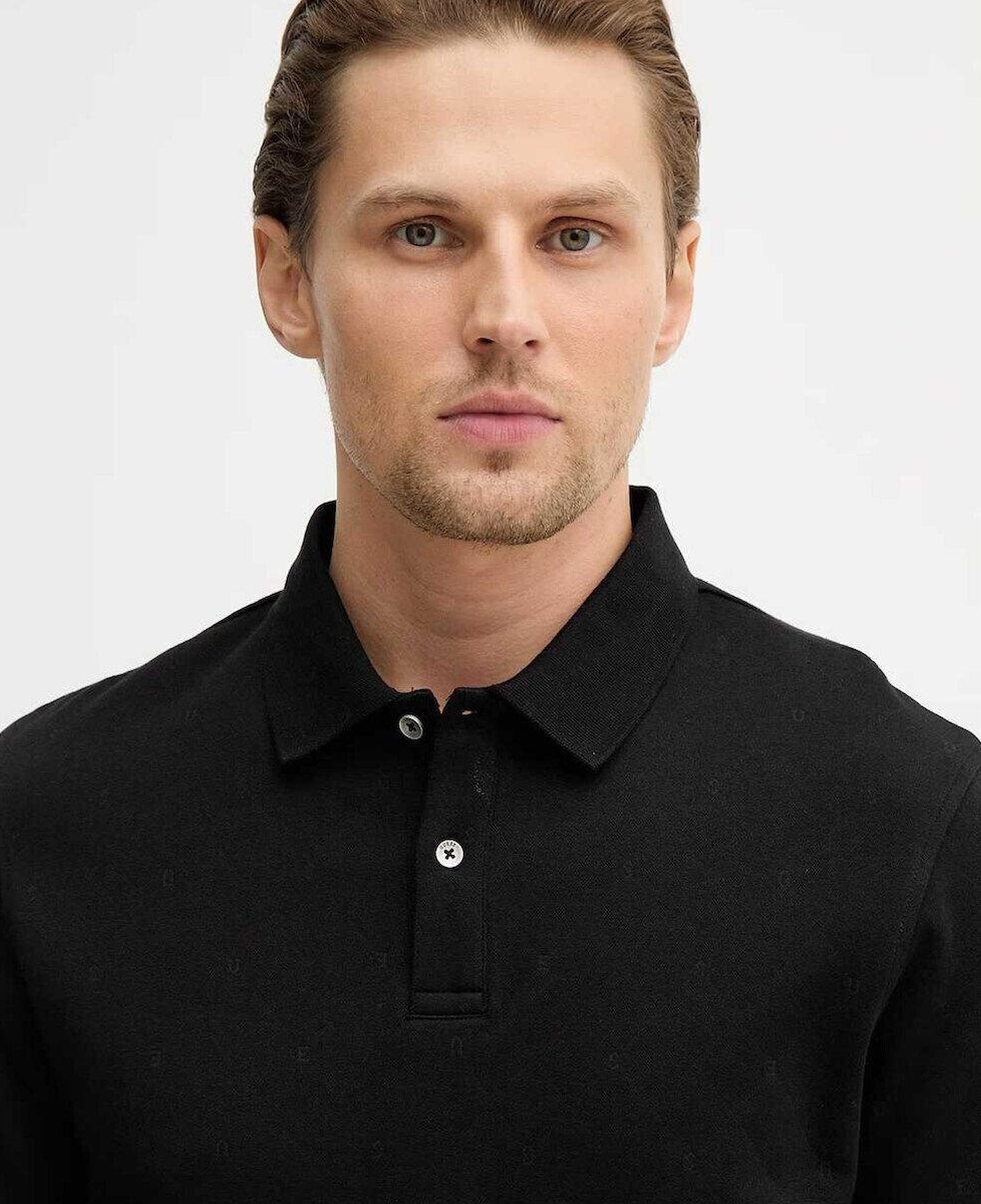 Jacquard Erkek Regular Fit Polo T-Shirt
