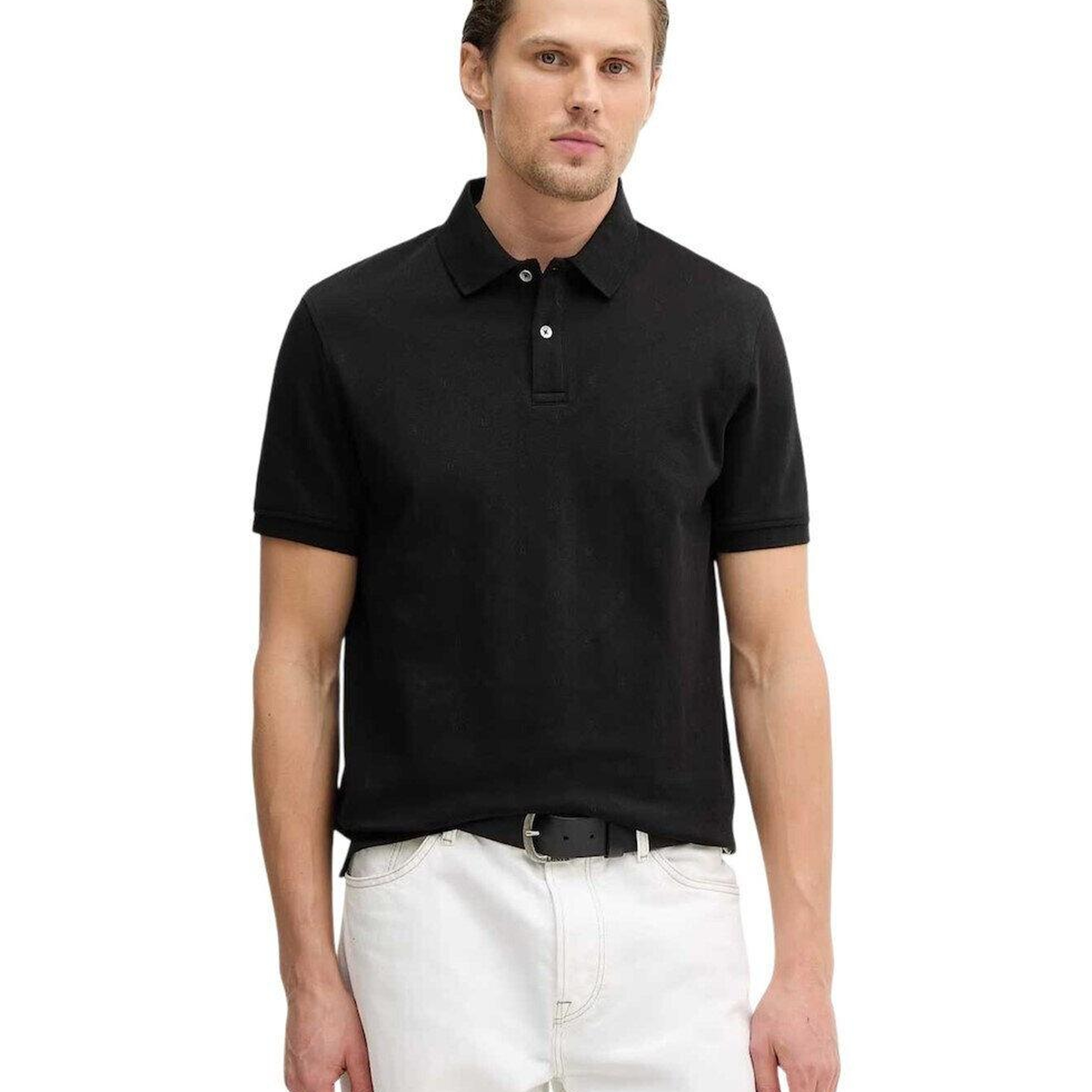Jacquard Erkek Regular Fit Polo T-Shirt