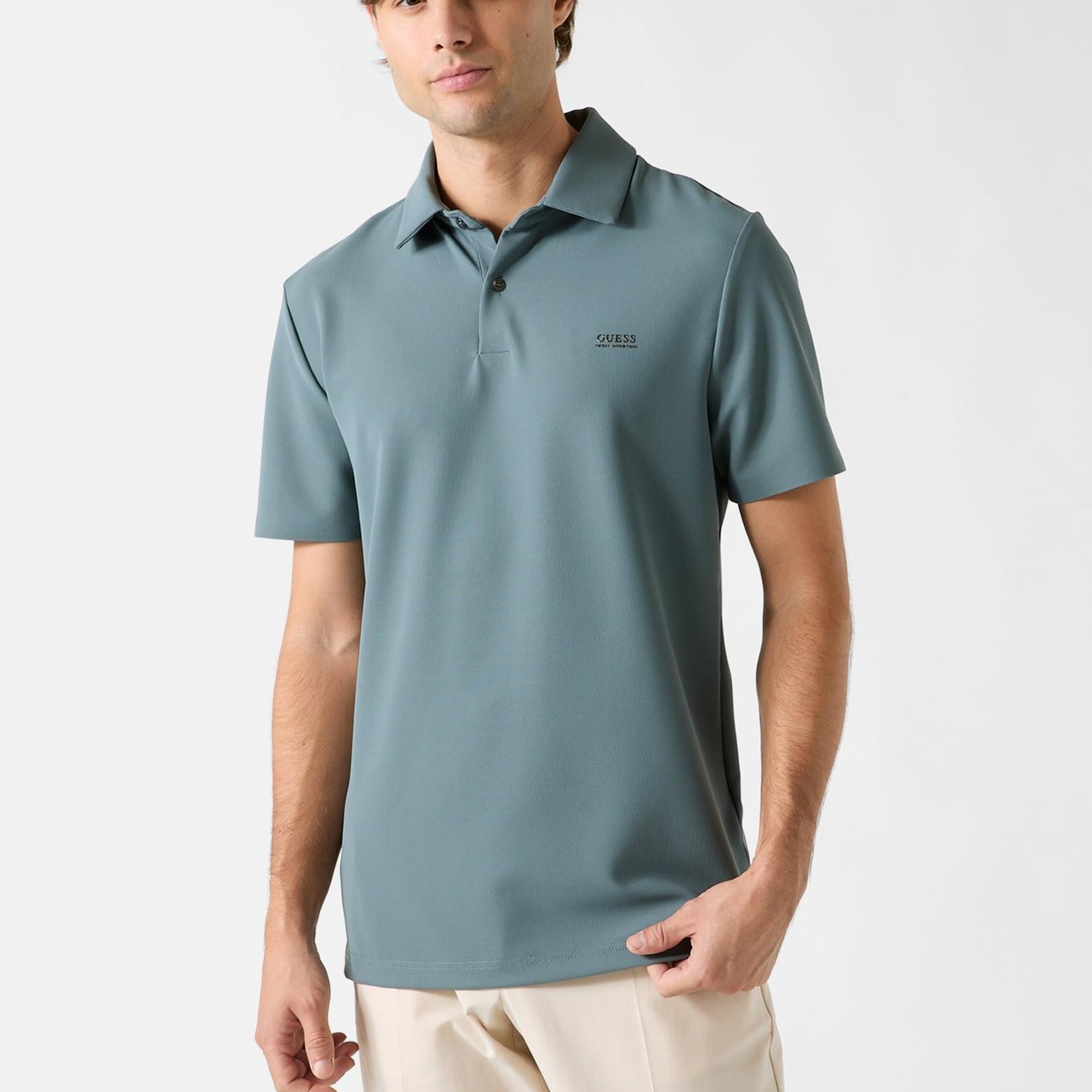 Tech Erkek Slim Fit Polo T-Shirt