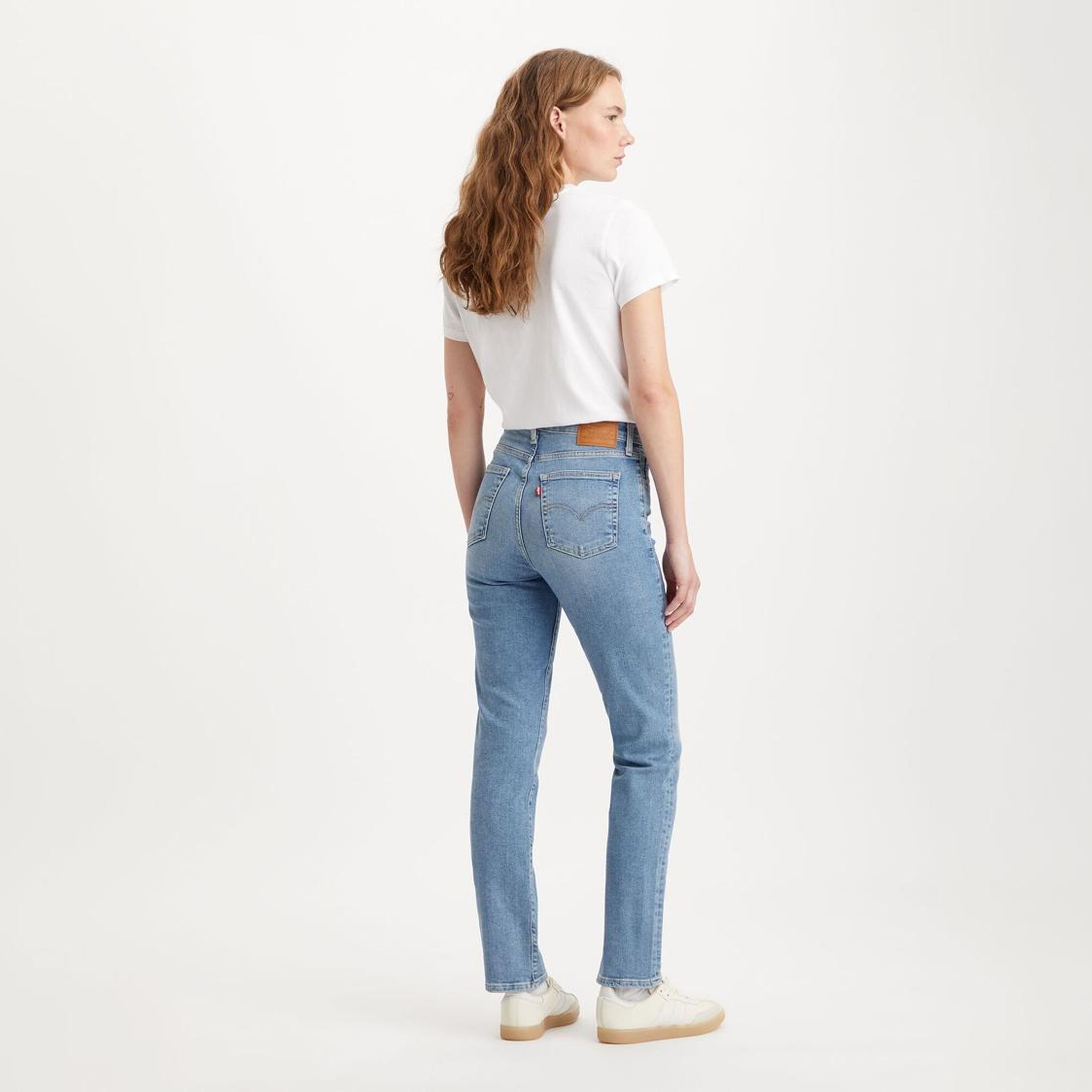 724™ High Rise Straight Kadın Jean Pantolon  -  Blue Wave Light