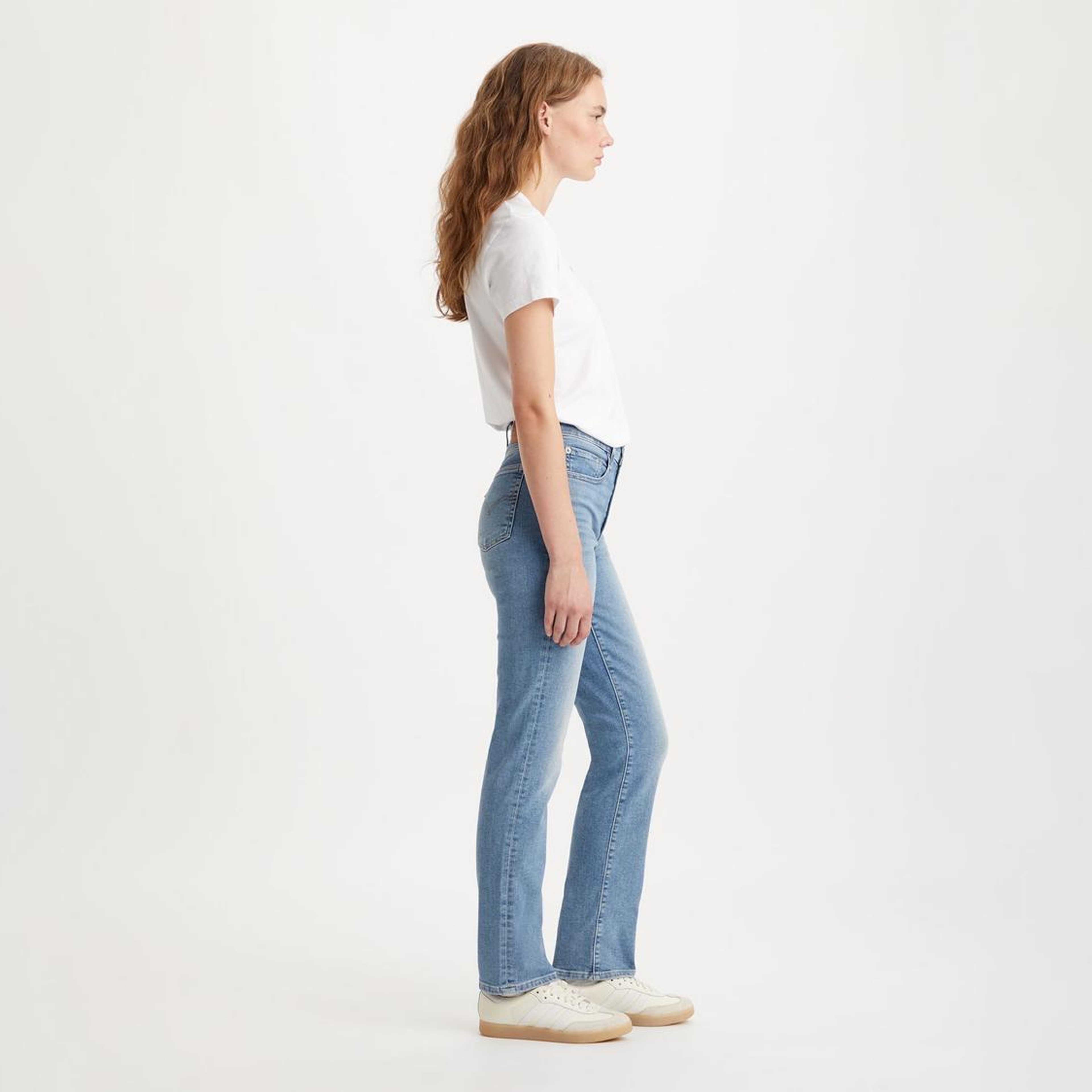 724™ High Rise Straight Kadın Jean Pantolon  -  Blue Wave Light