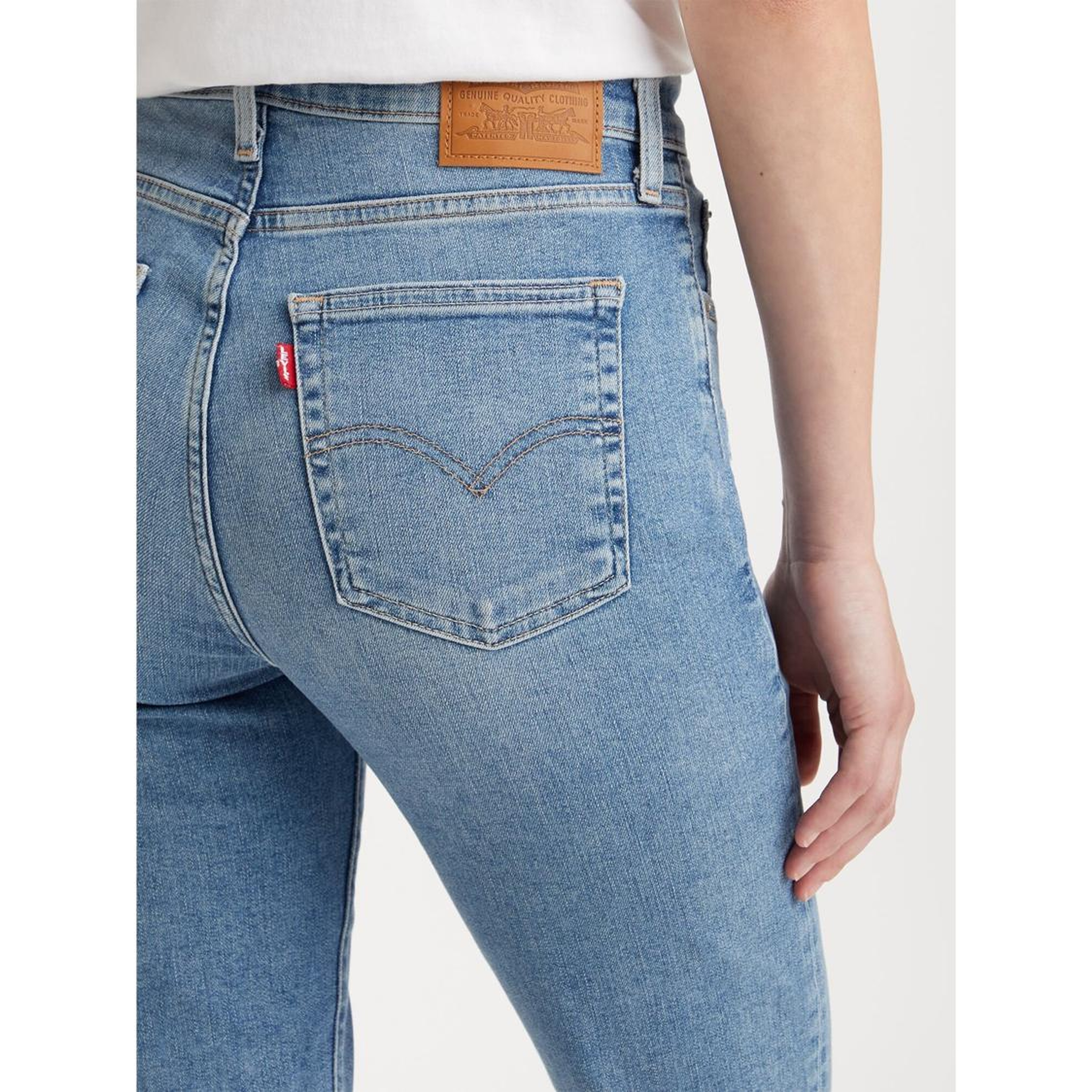 724™ High Rise Straight Kadın Jean Pantolon  -  Blue Wave Light