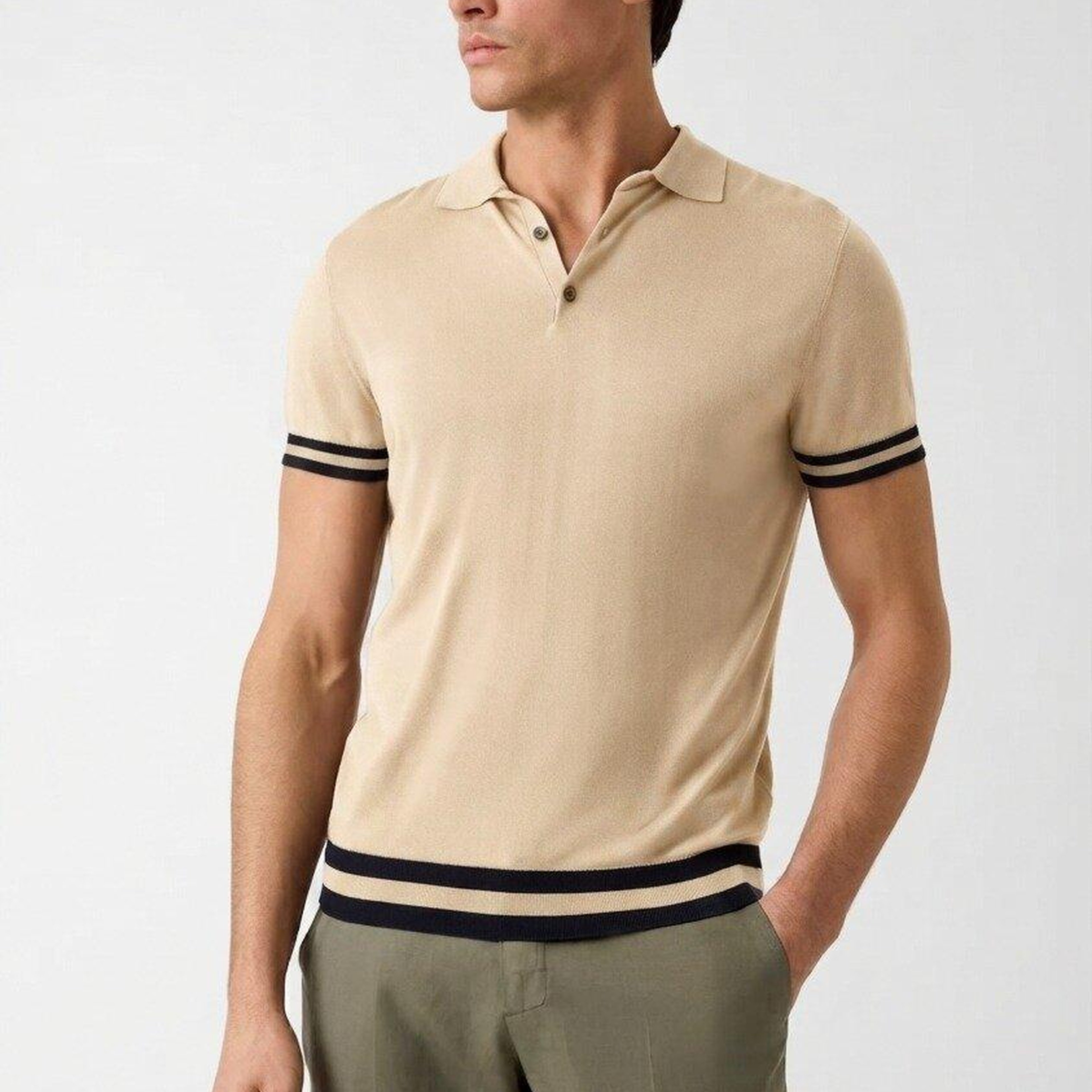 Larry Erkek Ipek Karışımlı Triko