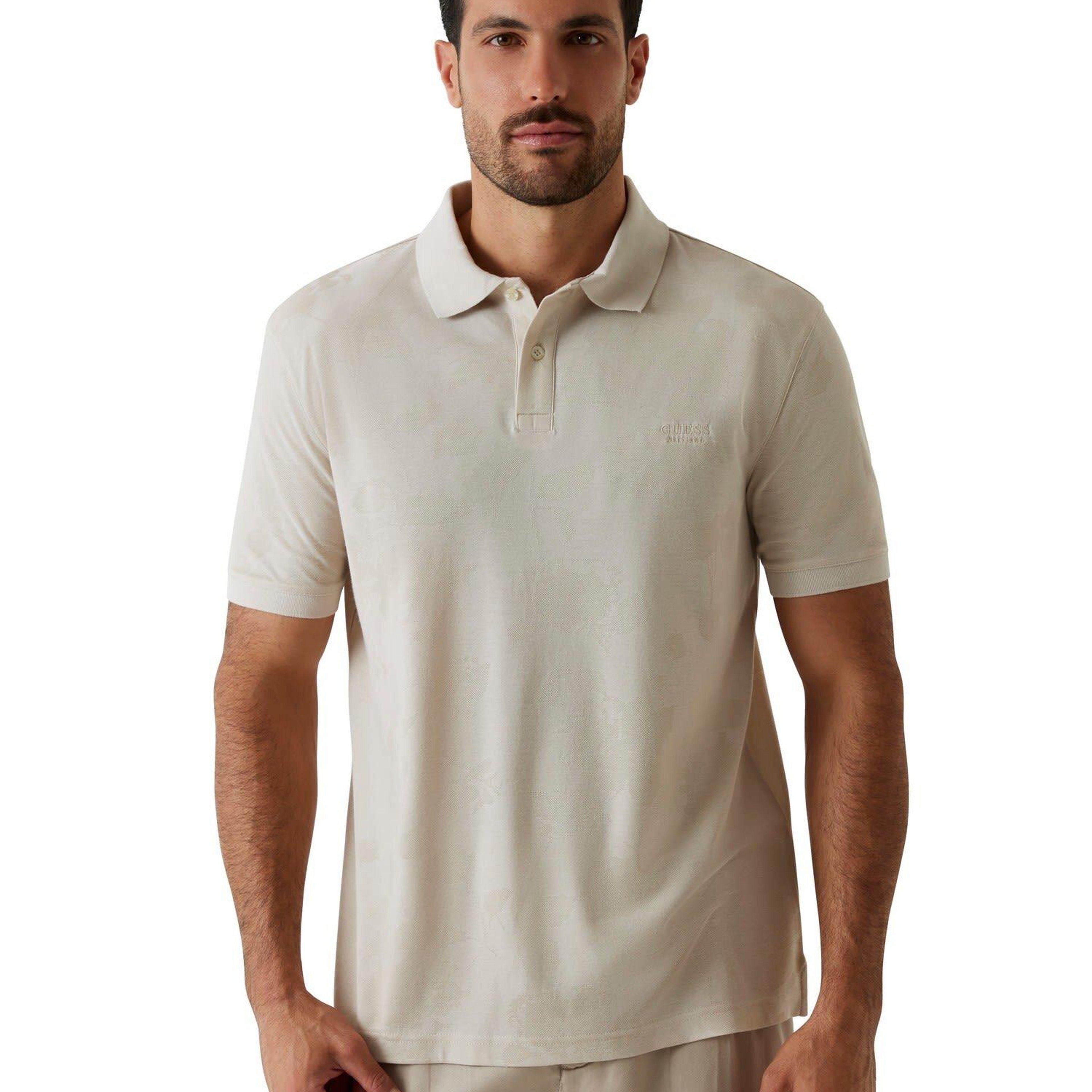 Jacquard Erkek Modal Karışımlı Regular Fit Polo T-Shirt