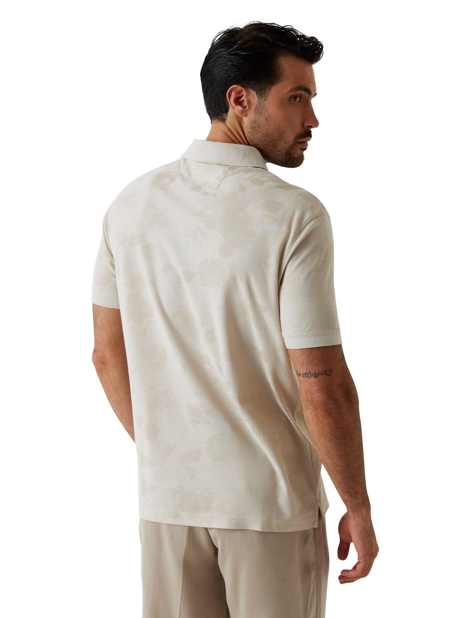 Jacquard Erkek Modal Karışımlı Regular Fit Polo T-Shirt