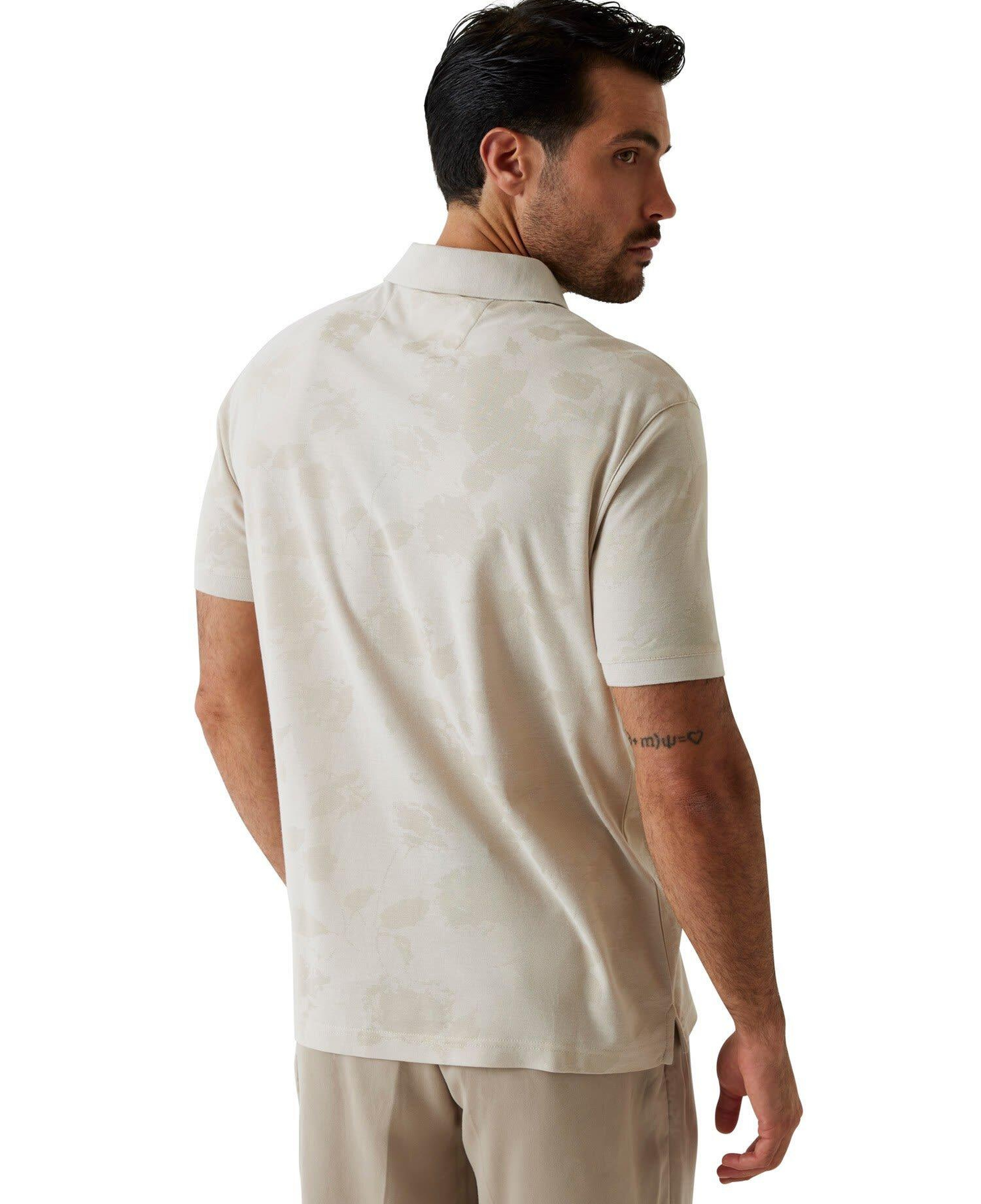 Jacquard Erkek Modal Karışımlı Regular Fit Polo T-Shirt