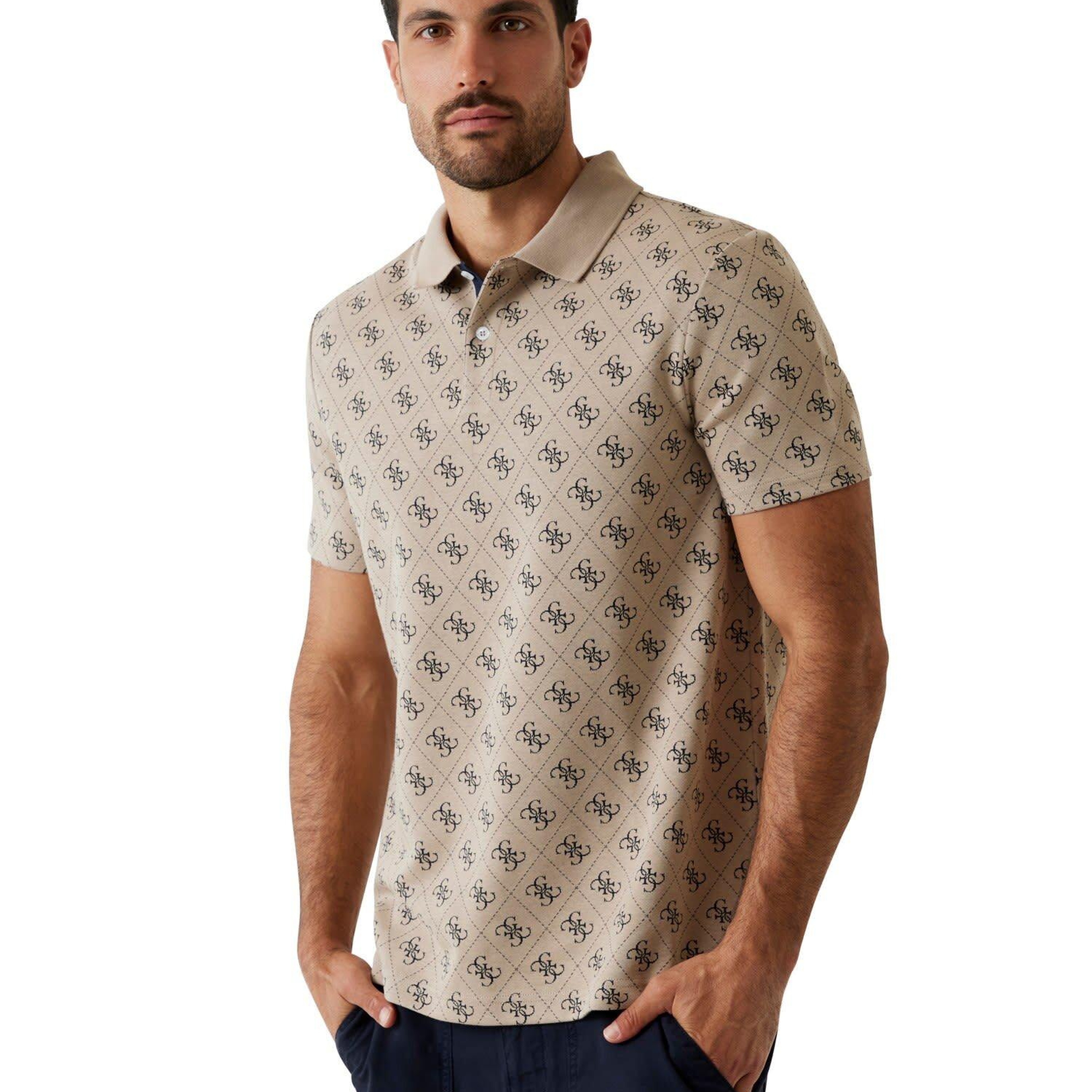 Jacquard Erkek Regular Fit Polo T-Shirt