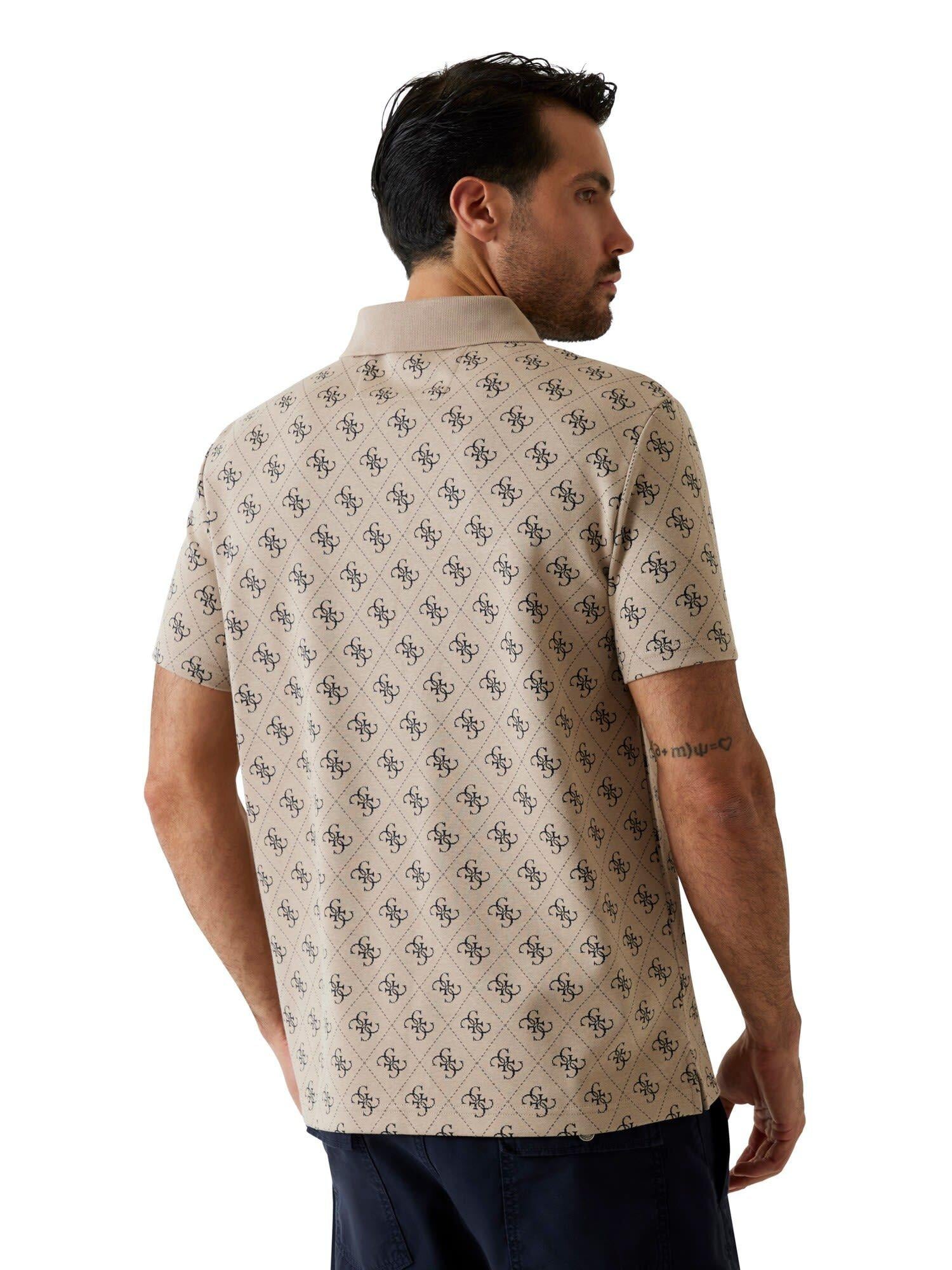 Jacquard Erkek Regular Fit Polo T-Shirt
