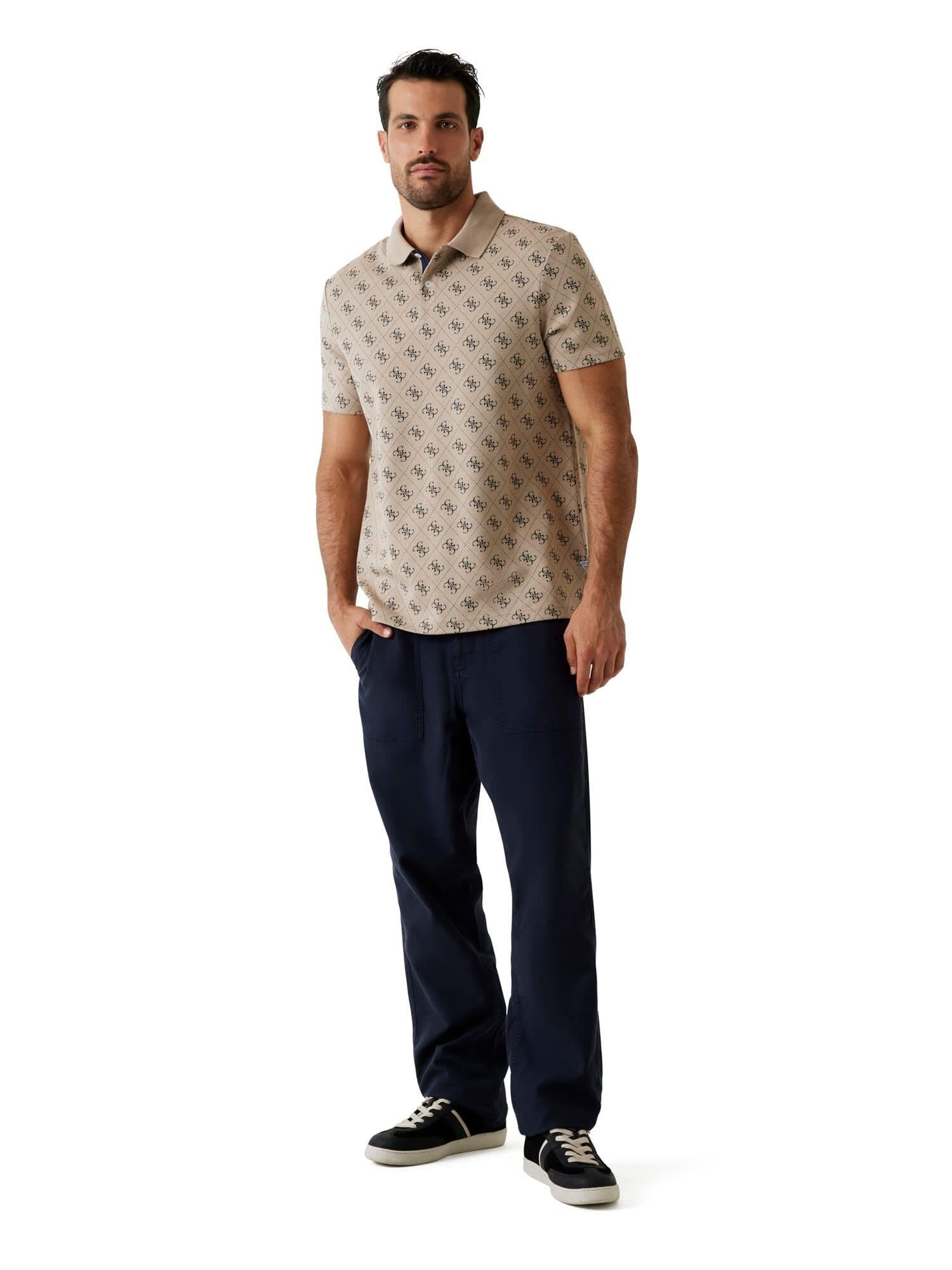 Jacquard Erkek Regular Fit Polo T-Shirt