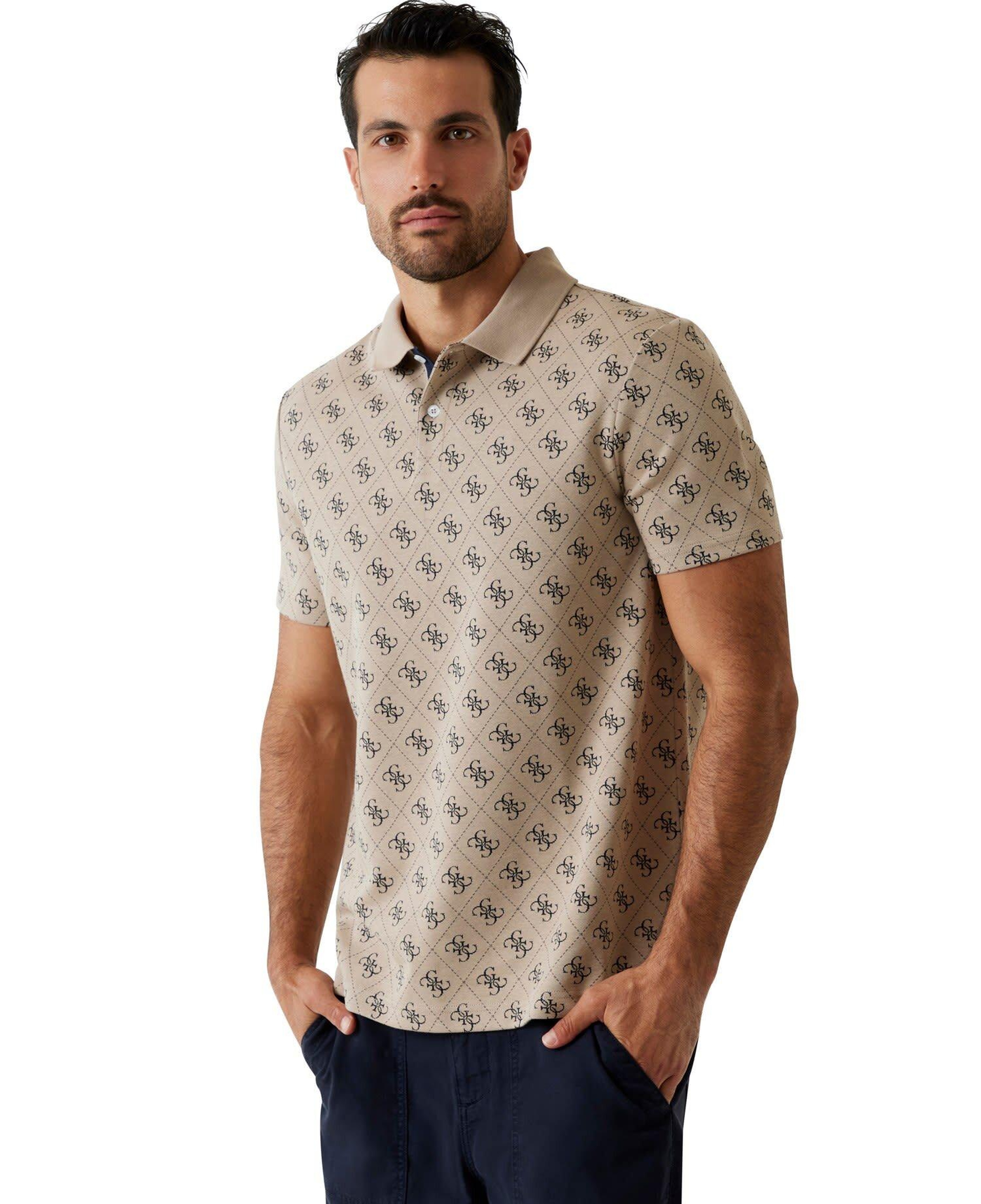 Jacquard Erkek Regular Fit Polo T-Shirt