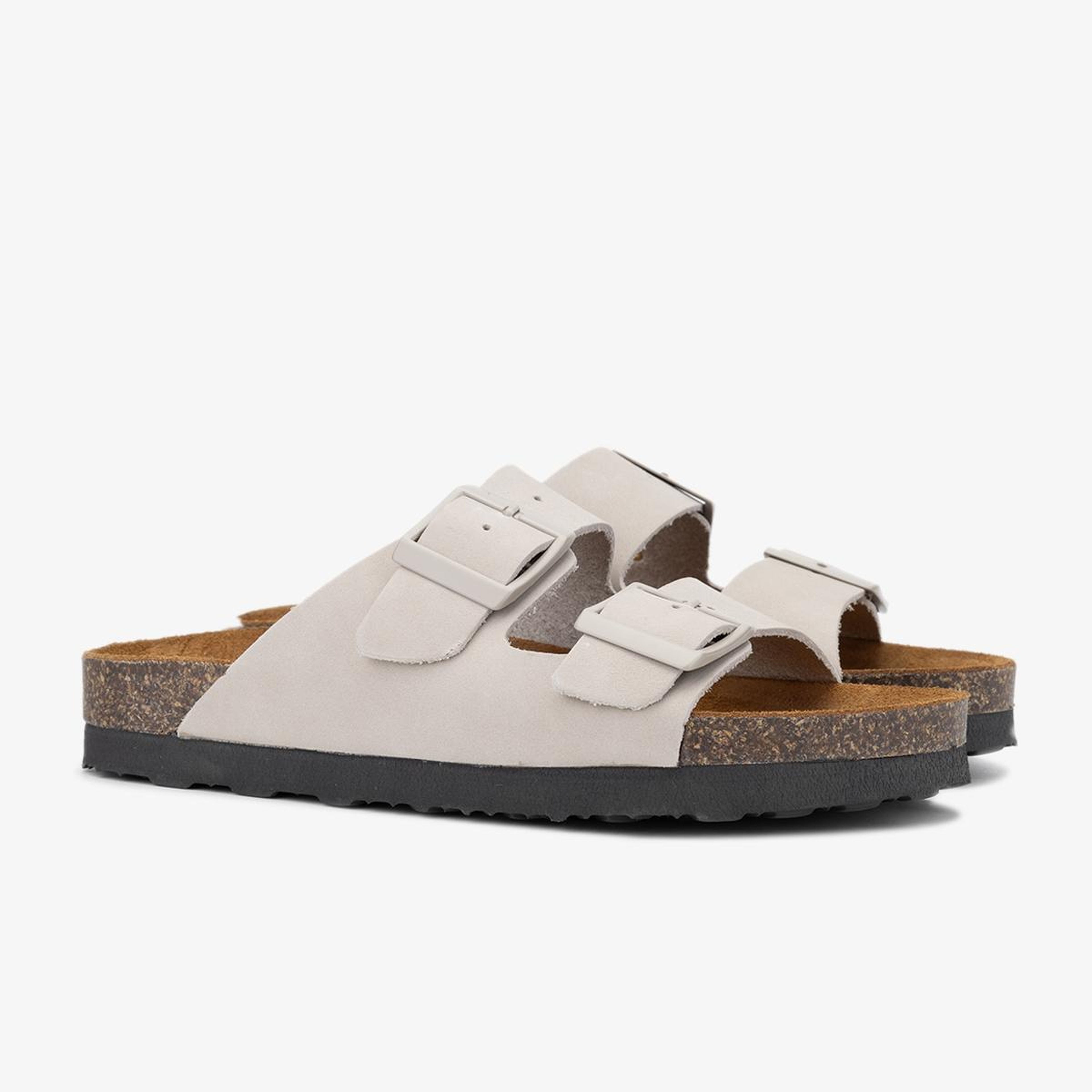 Valmenti Kadın Hakiki Deri Bej Düz Terlik