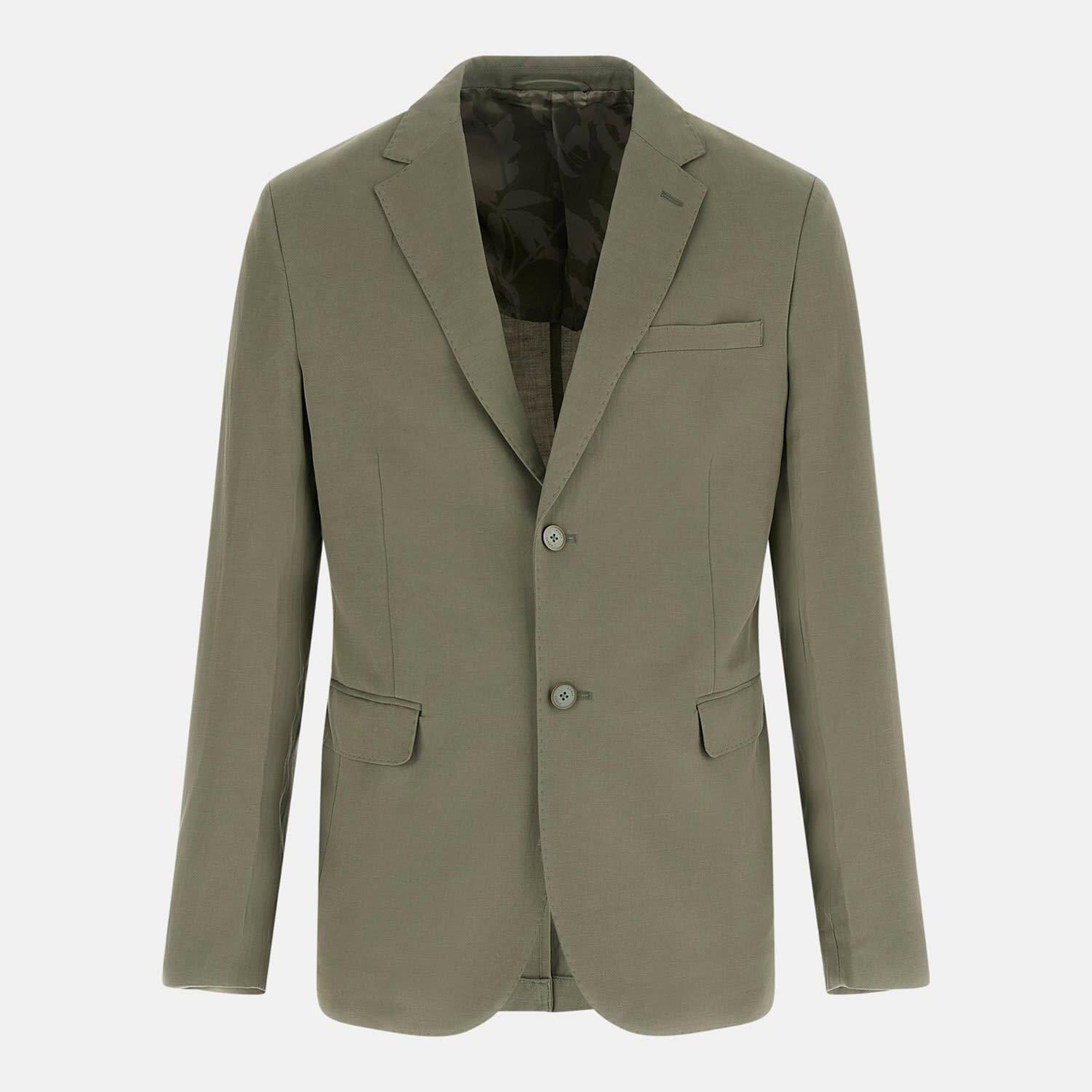 Eaton Erkek Keten Karışımlı Vatkalı Blazer