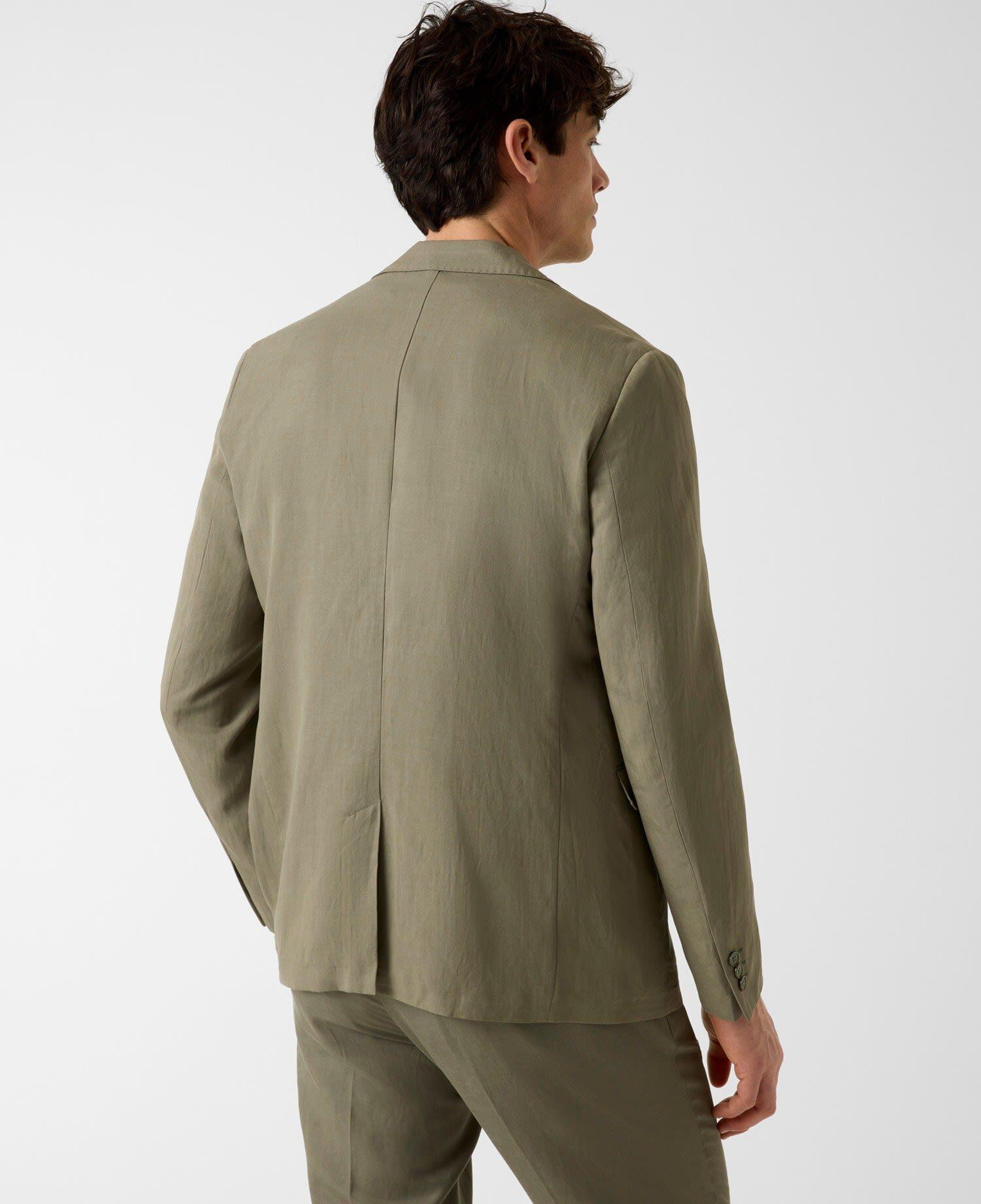 Eaton Erkek Keten Karışımlı Vatkalı Blazer