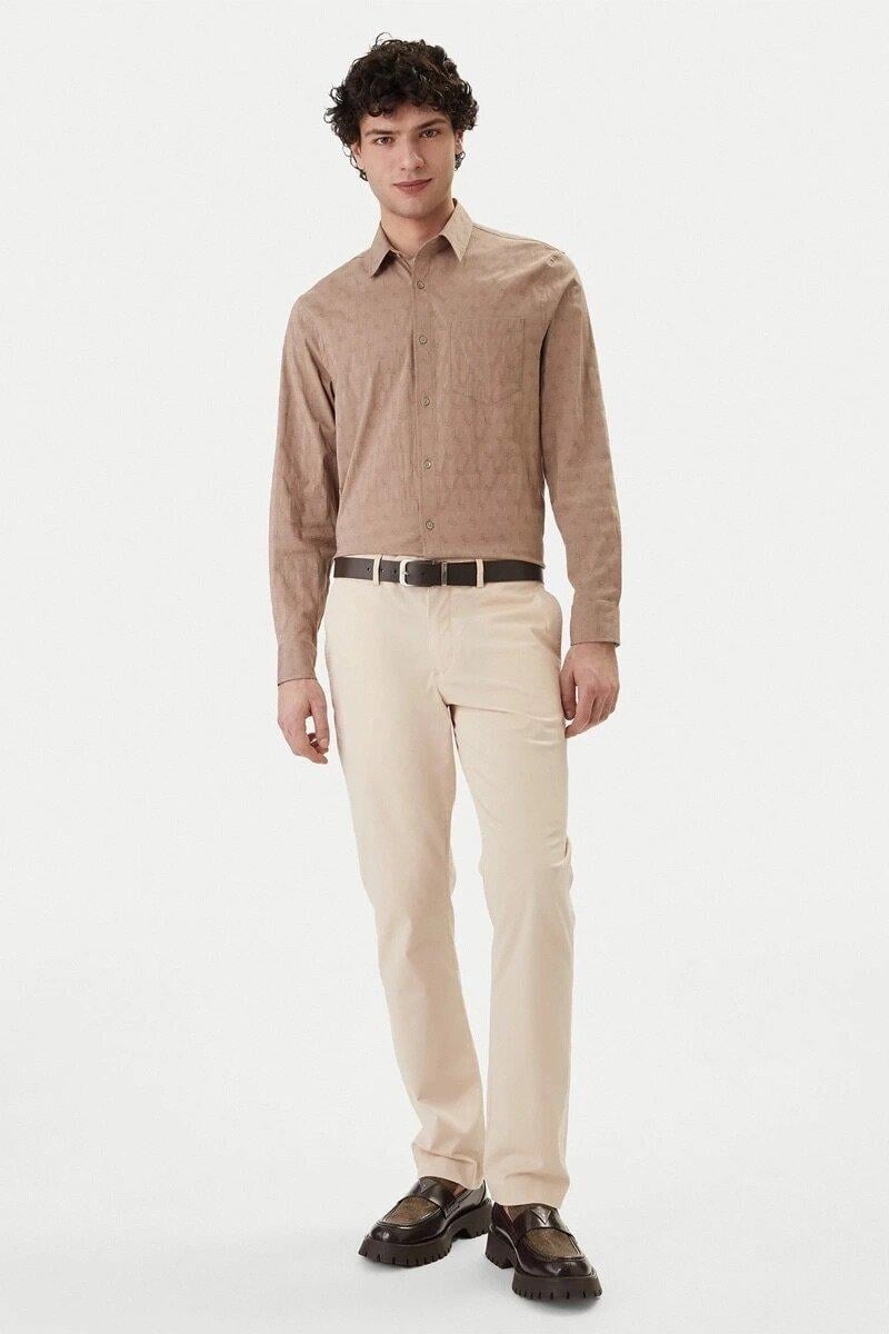 Oxford Erkek Modal Karışımlı Regular Fit Gömlek