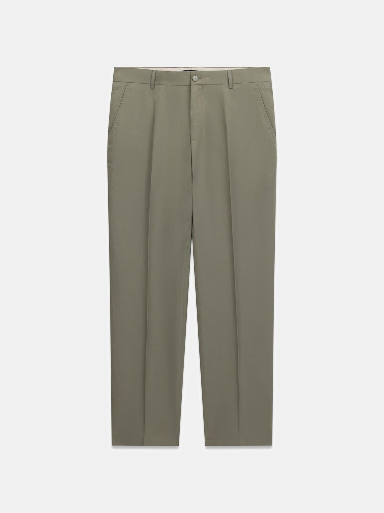 Myron Erkek Keten Karışımlı Slim Fit Pantolon
