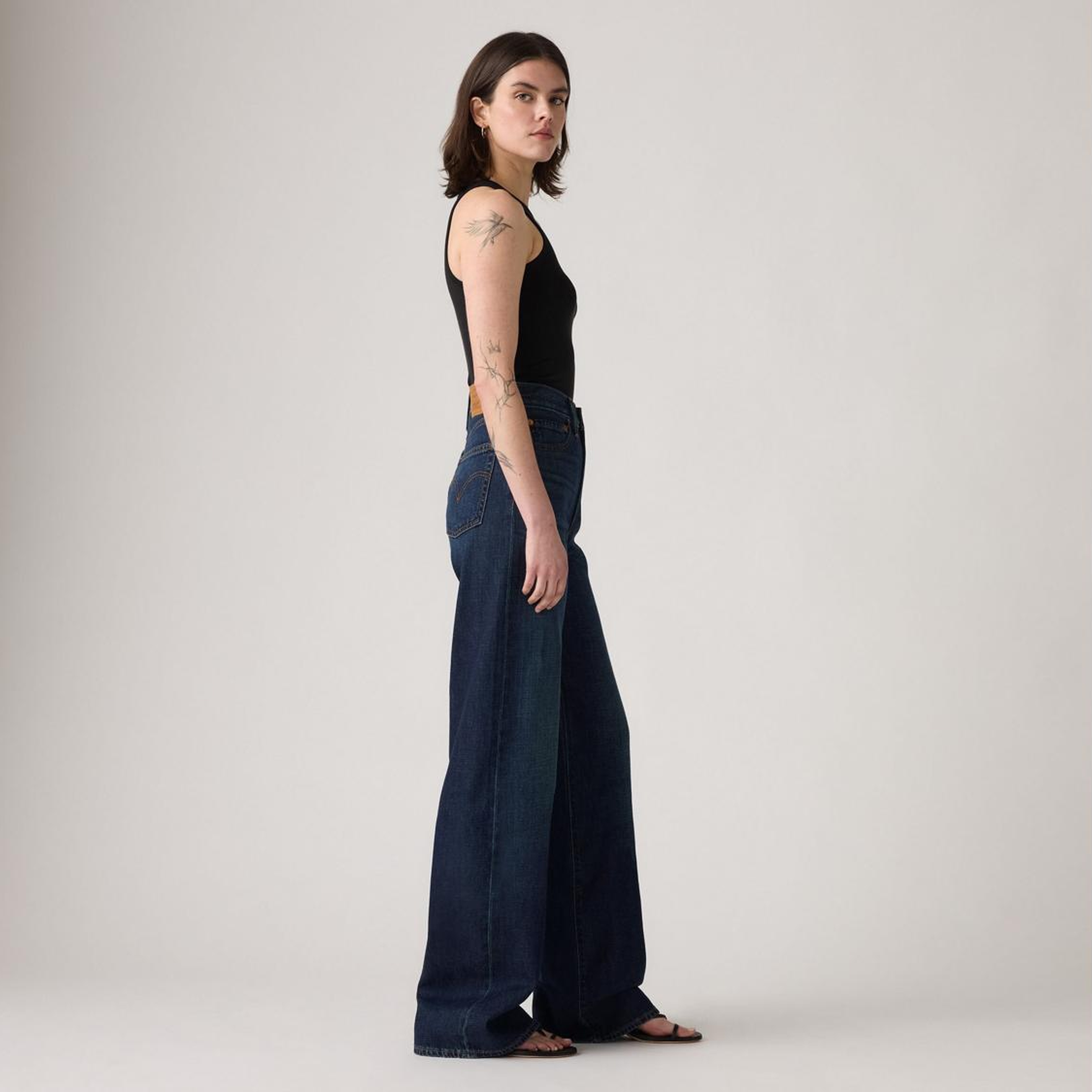 Ribcage Wide Leg Kadın Jean Pantolon - Do You Mind
