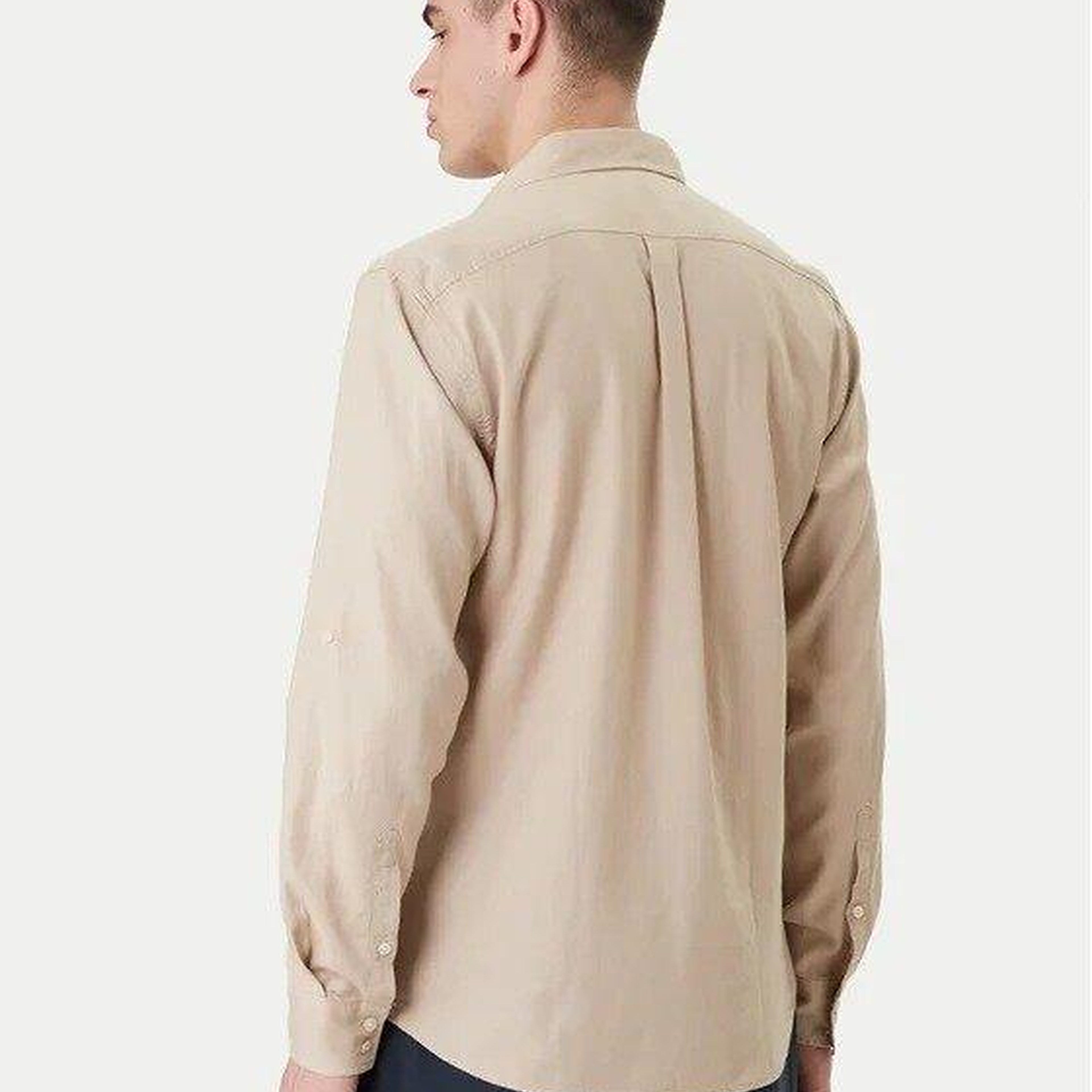 Roll-Up Erkek Keten Karışımlı Regular Fit Gömlek