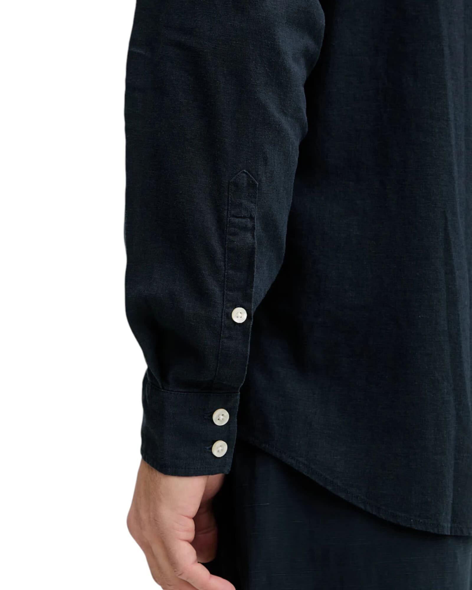 Roll-Up Erkek Keten Karışımlı Regular Fit Gömlek