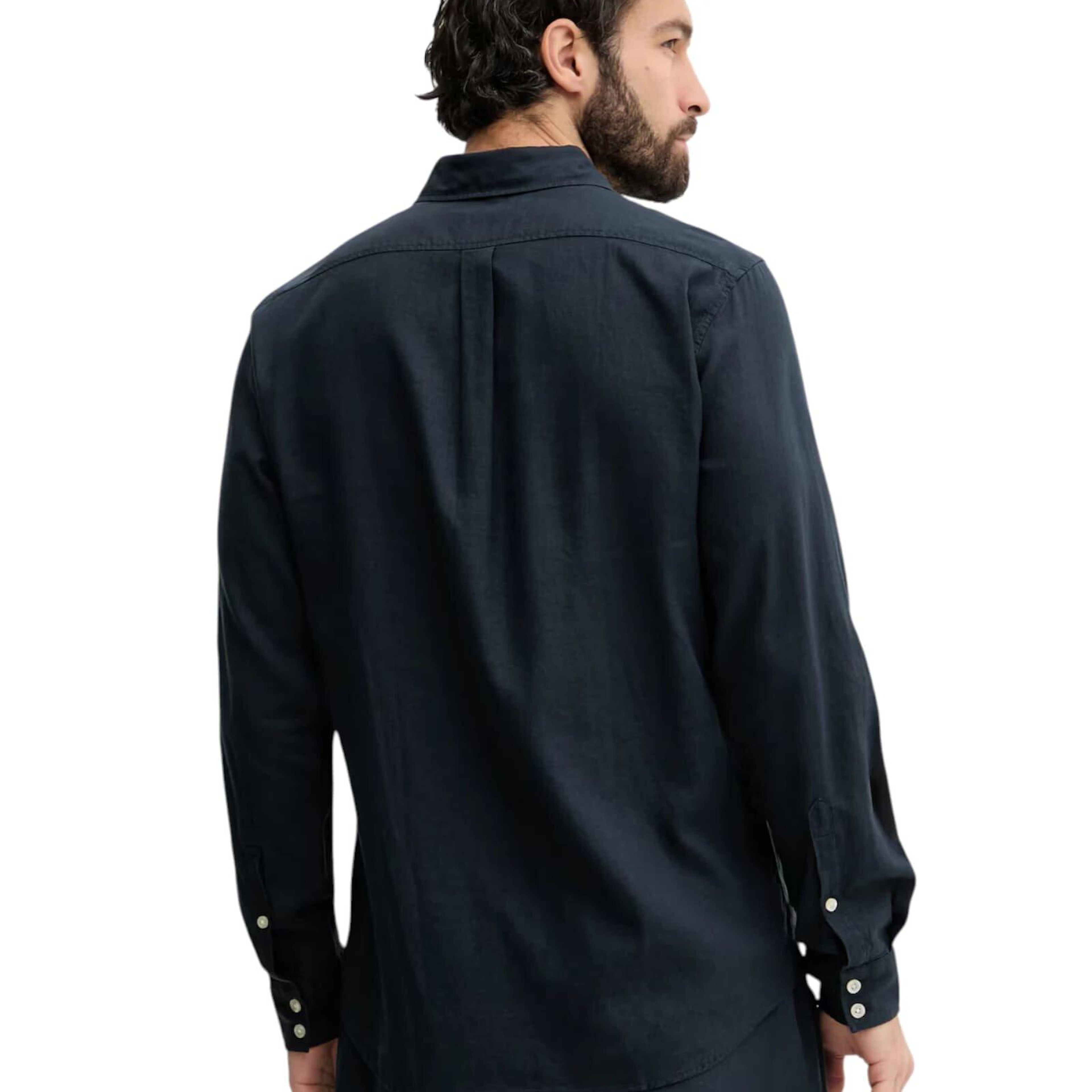 Roll-Up Erkek Keten Karışımlı Regular Fit Gömlek
