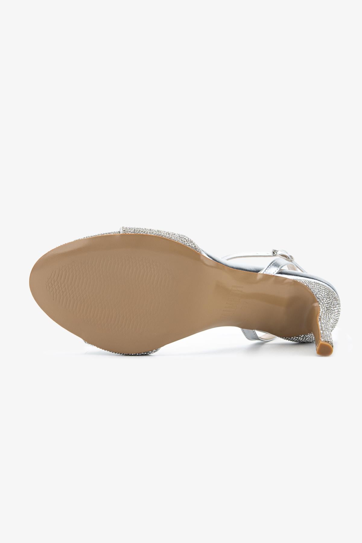 Valmenti Kadın Suni Deri Gri Night Shoes Ayakkabı