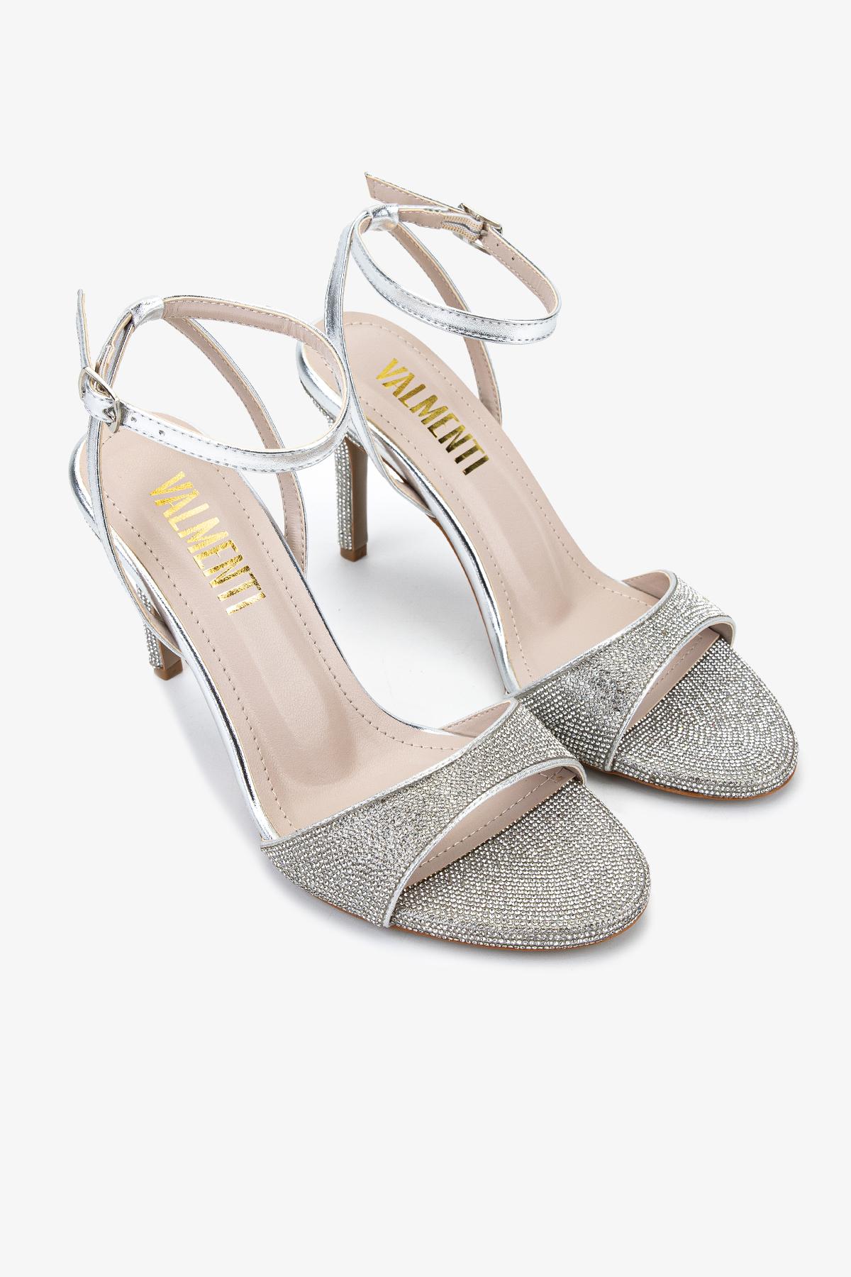 Valmenti Kadın Suni Deri Gri Night Shoes Ayakkabı
