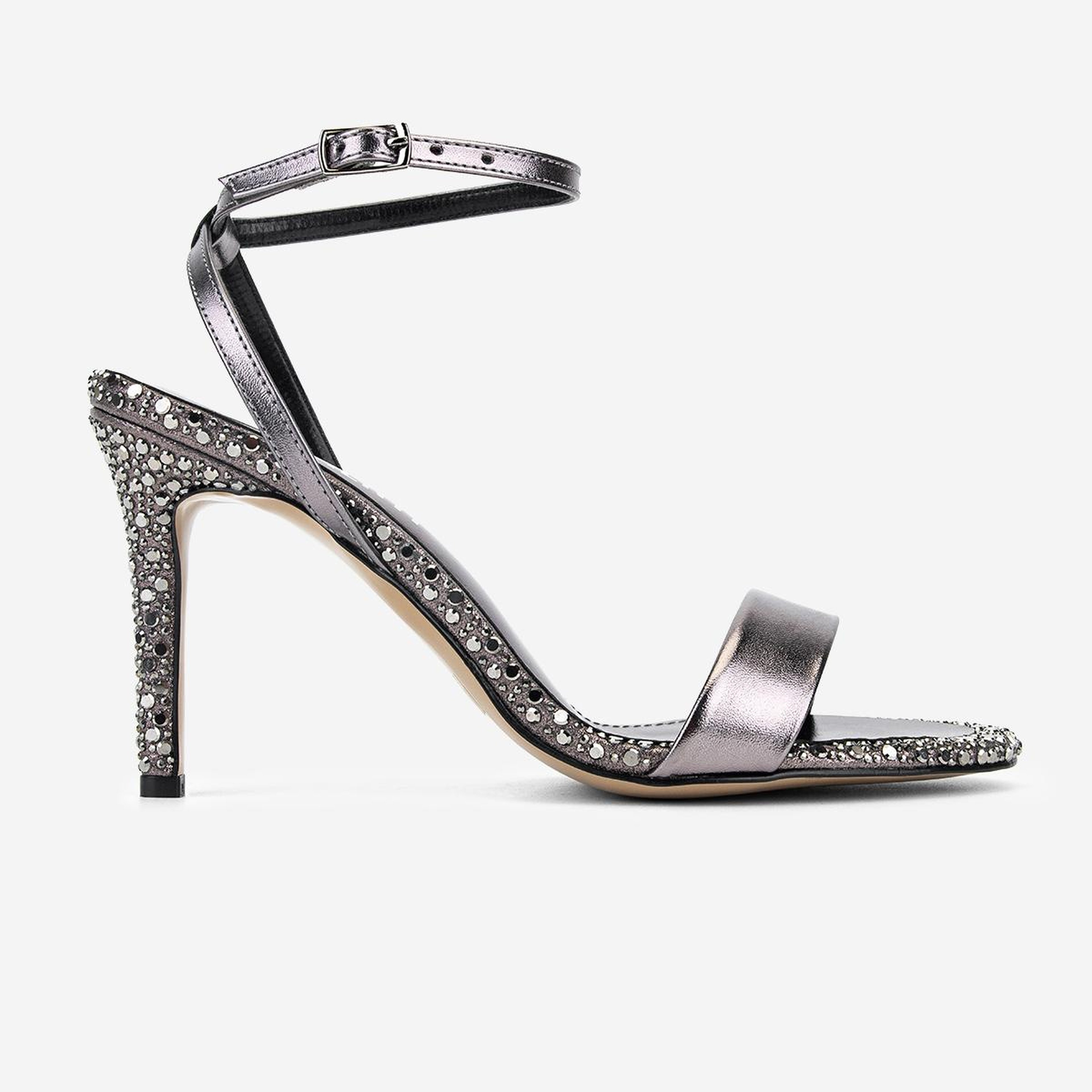 Valmenti Kadın Suni Deri Antrasit Night Shoes Ayakkabı