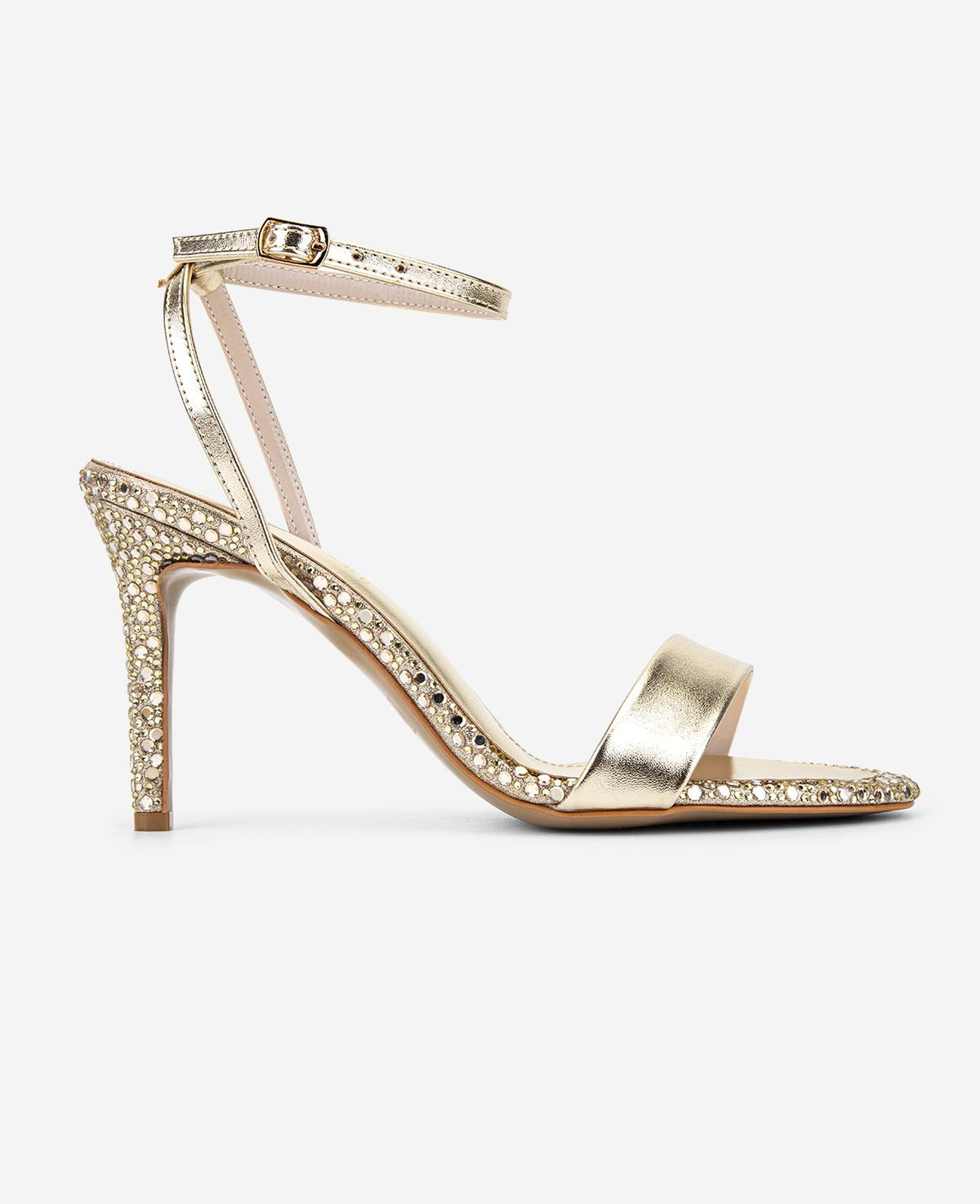 Valmenti Kadın Suni Deri Gold Night Shoes Ayakkabı