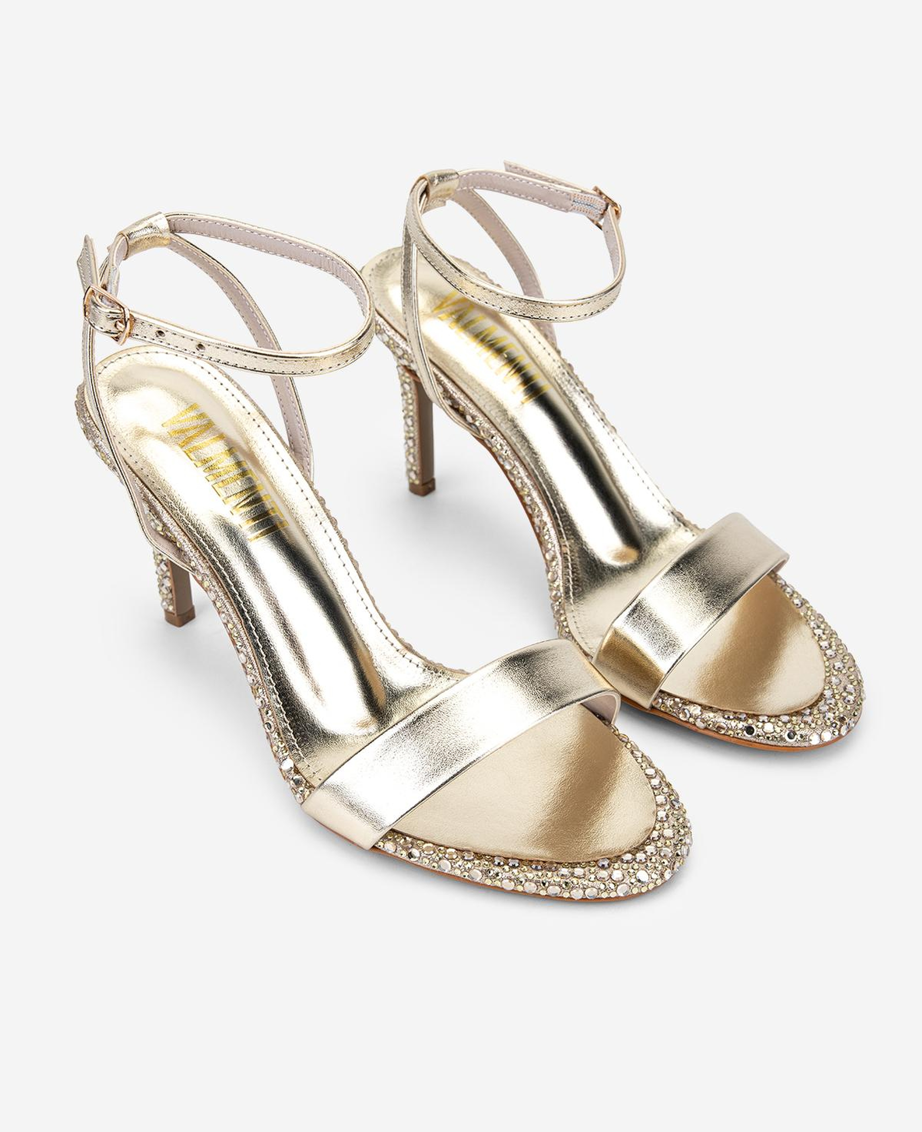 Valmenti Kadın Suni Deri Gold Night Shoes Ayakkabı