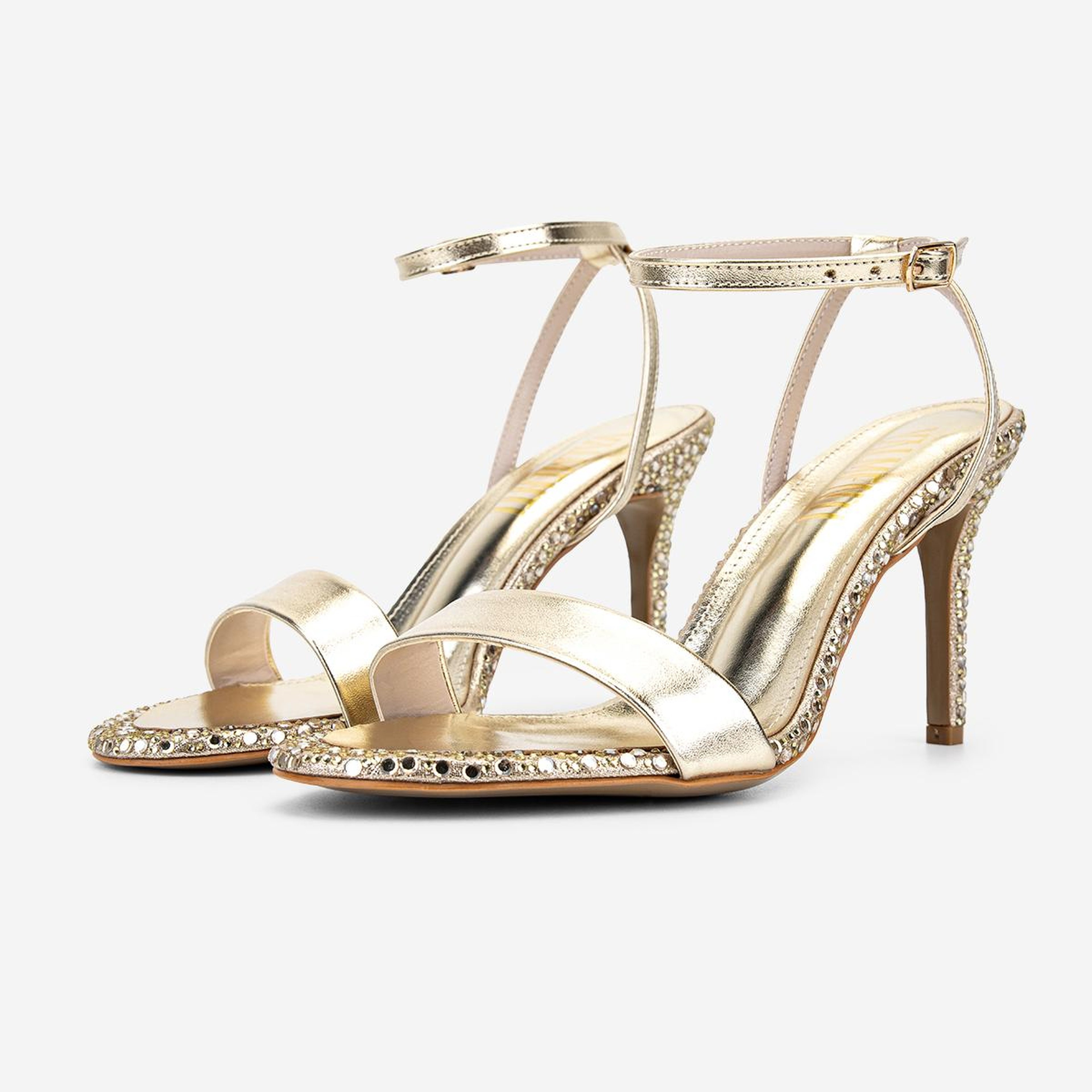 Valmenti Kadın Suni Deri Gold Night Shoes Ayakkabı
